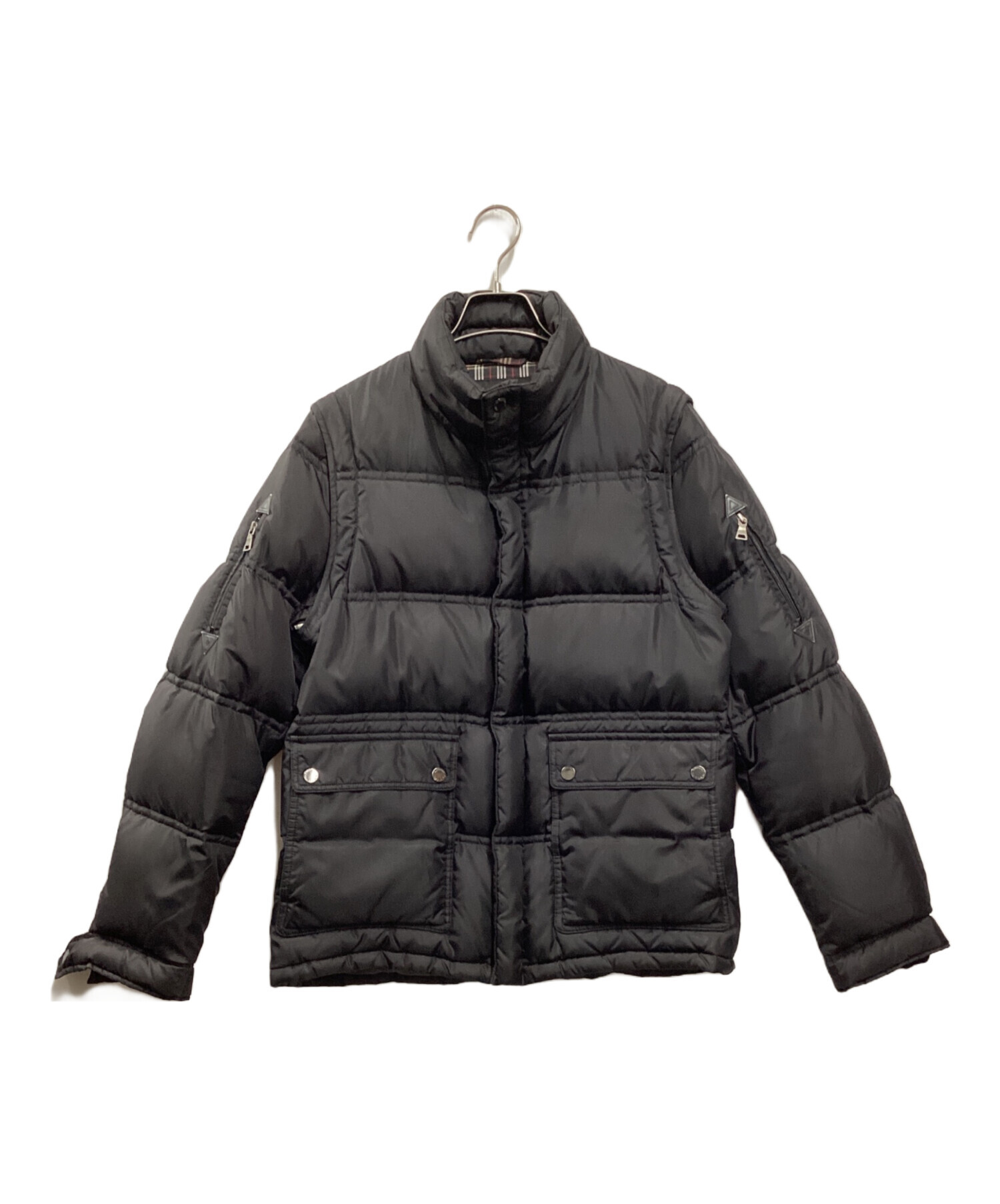 中古・古着通販】BURBERRY BLACK LABEL (バーバリーブラックレーベル) ダウンジャケット ブラック サイズ:M｜ブランド・古着通販  トレファク公式【TREFAC FASHION】スマホサイト