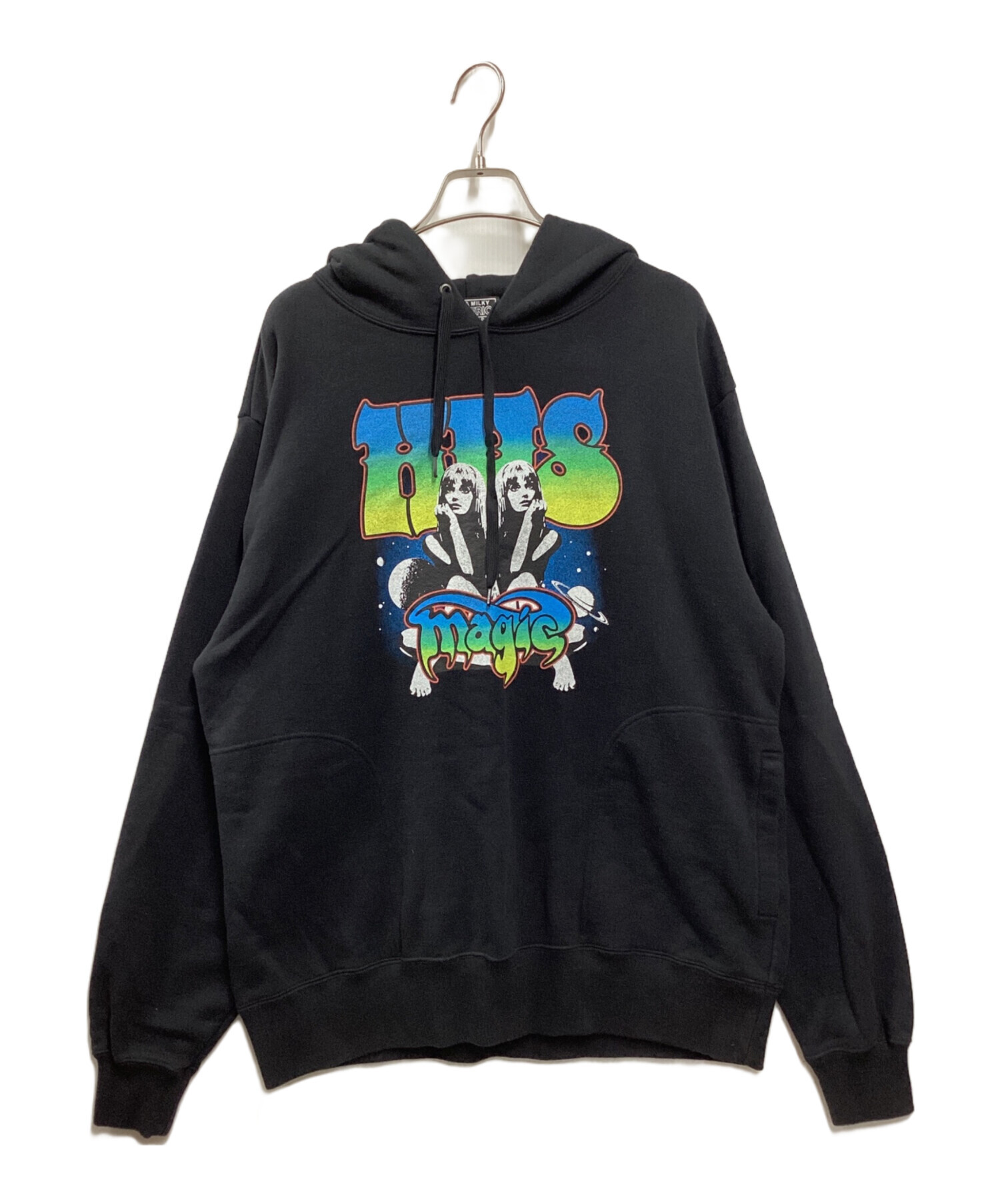 Hysteric Glamour (ヒステリックグラマー) MAJOR WORLD TOUR パーカー ブラック サイズ:XL 未使用品