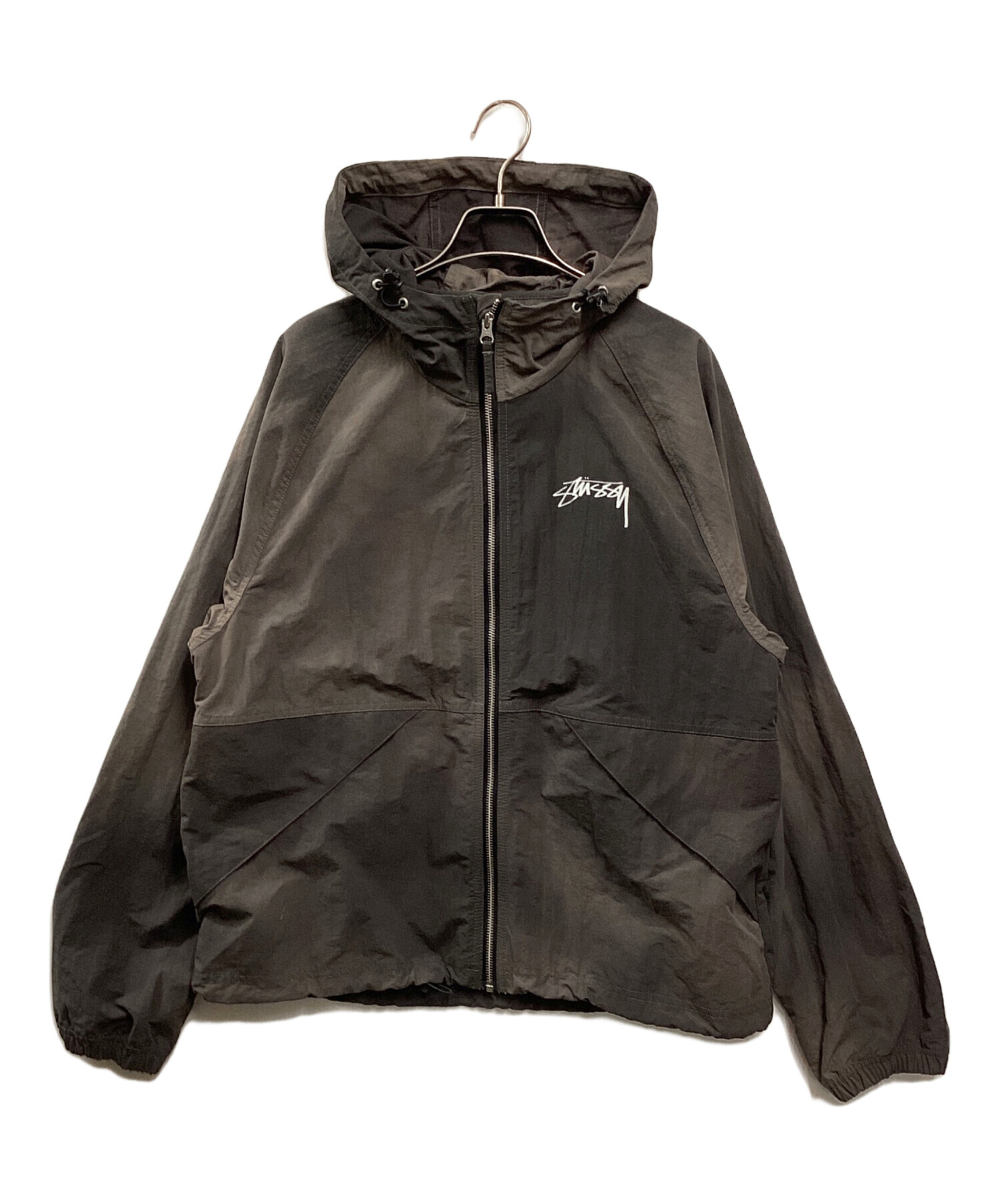 中古・古着通販】stussy (ステューシー) Wave Dye Beach Shell Jacket グレー サイズ:S  未使用品｜ブランド・古着通販 トレファク公式【TREFAC FASHION】スマホサイト