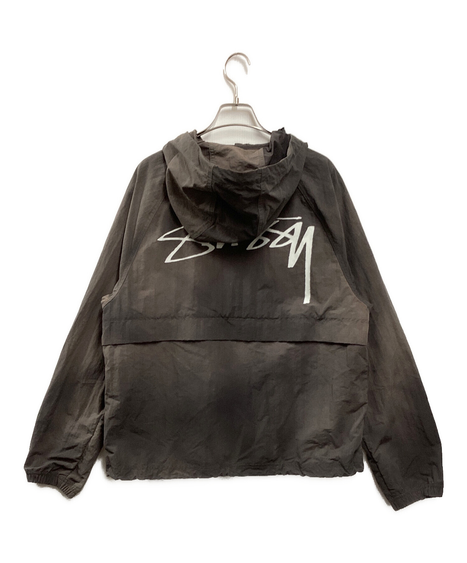 中古・古着通販】stussy (ステューシー) Wave Dye Beach Shell Jacket グレー サイズ:S  未使用品｜ブランド・古着通販 トレファク公式【TREFAC FASHION】スマホサイト