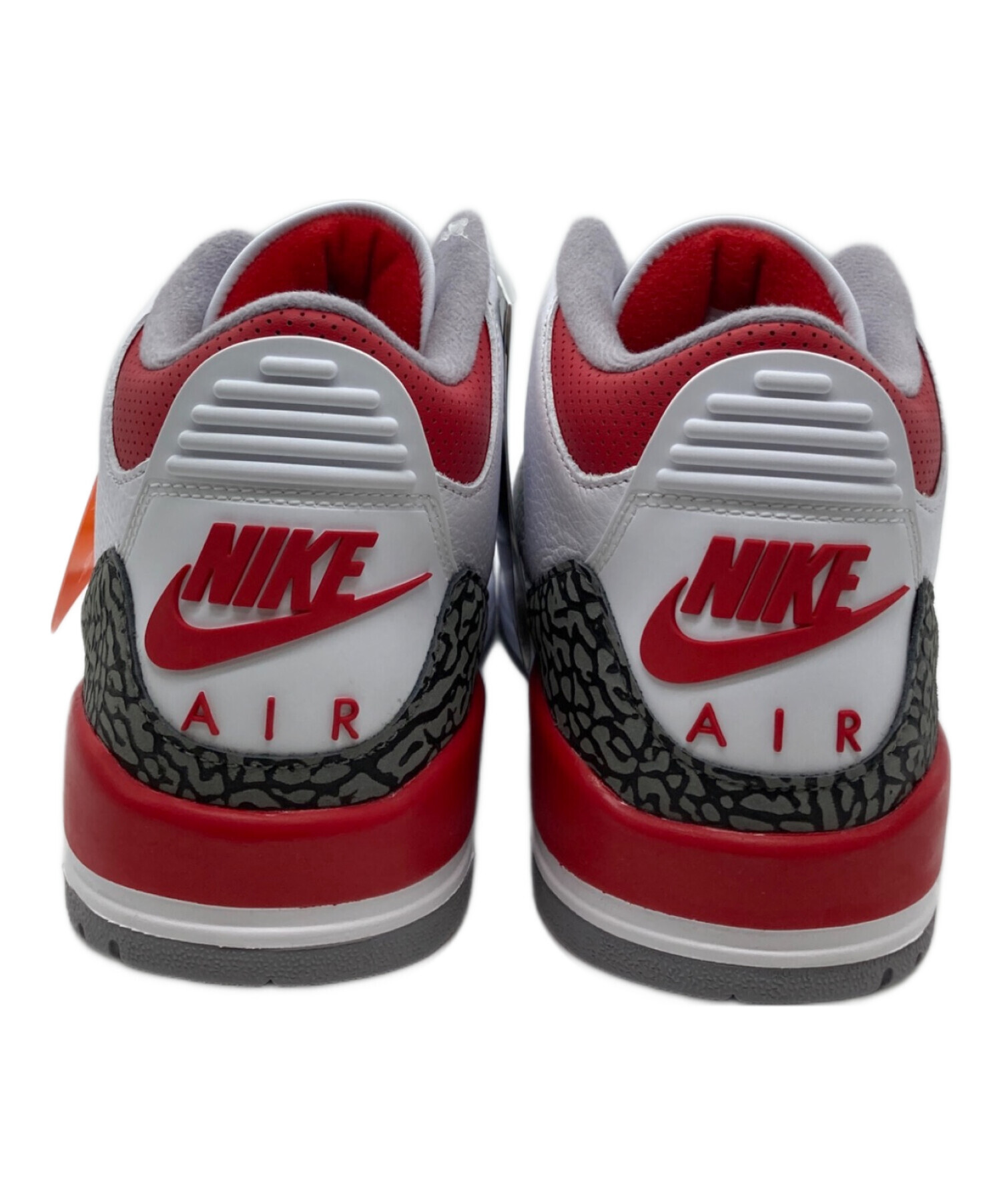 中古・古着通販】NIKE (ナイキ) AIR JORDAN 3 RETRO ホワイト×レッド サイズ:US10 未使用品｜ブランド・古着通販  トレファク公式【TREFAC FASHION】スマホサイト