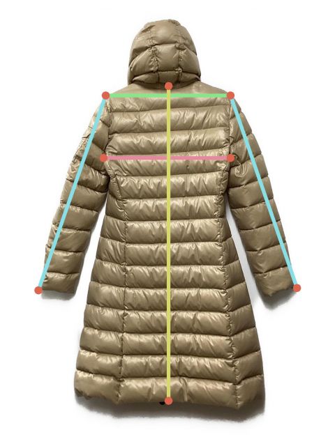 中古・古着通販】MONCLER (モンクレール) MOKAダウンコート ベージュ サイズ:00｜ブランド・古着通販 トレファク公式【TREFAC  FASHION】スマホサイト