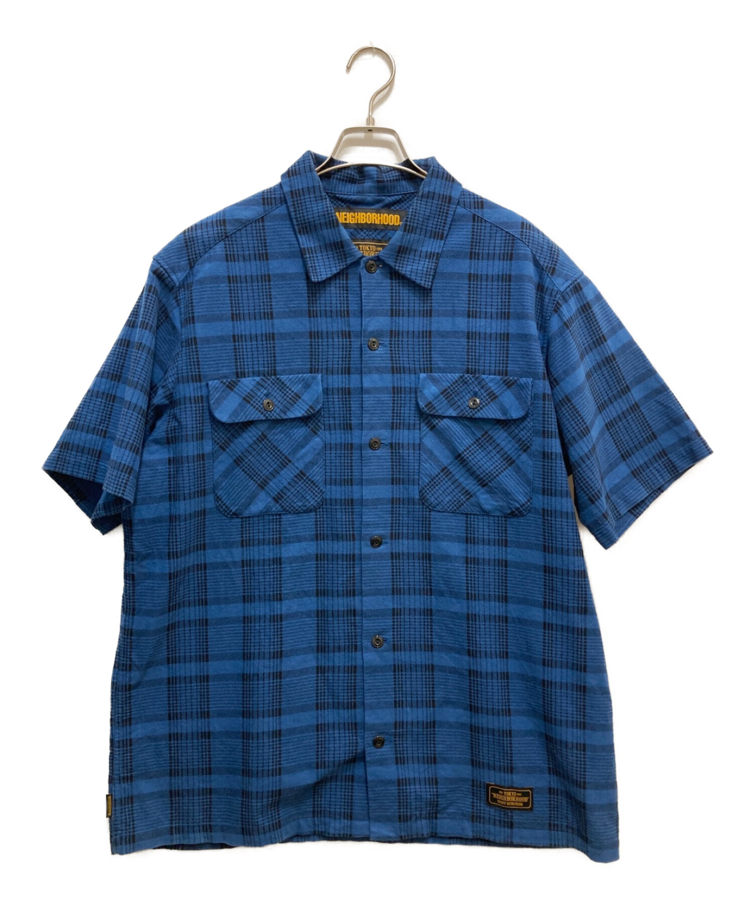 NEIGHBORHOOD (ネイバーフッド) B&C / C-SHIRT SS ネイビー サイズ:L