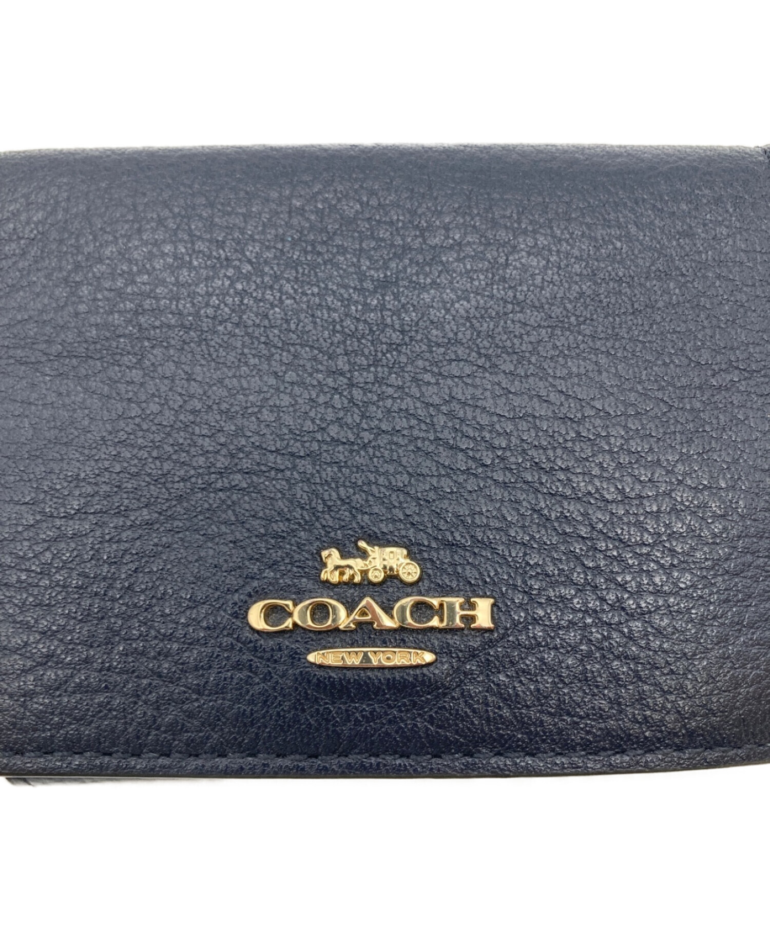 中古・古着通販】COACH (コーチ) ミニウォレット ネイビー｜ブランド