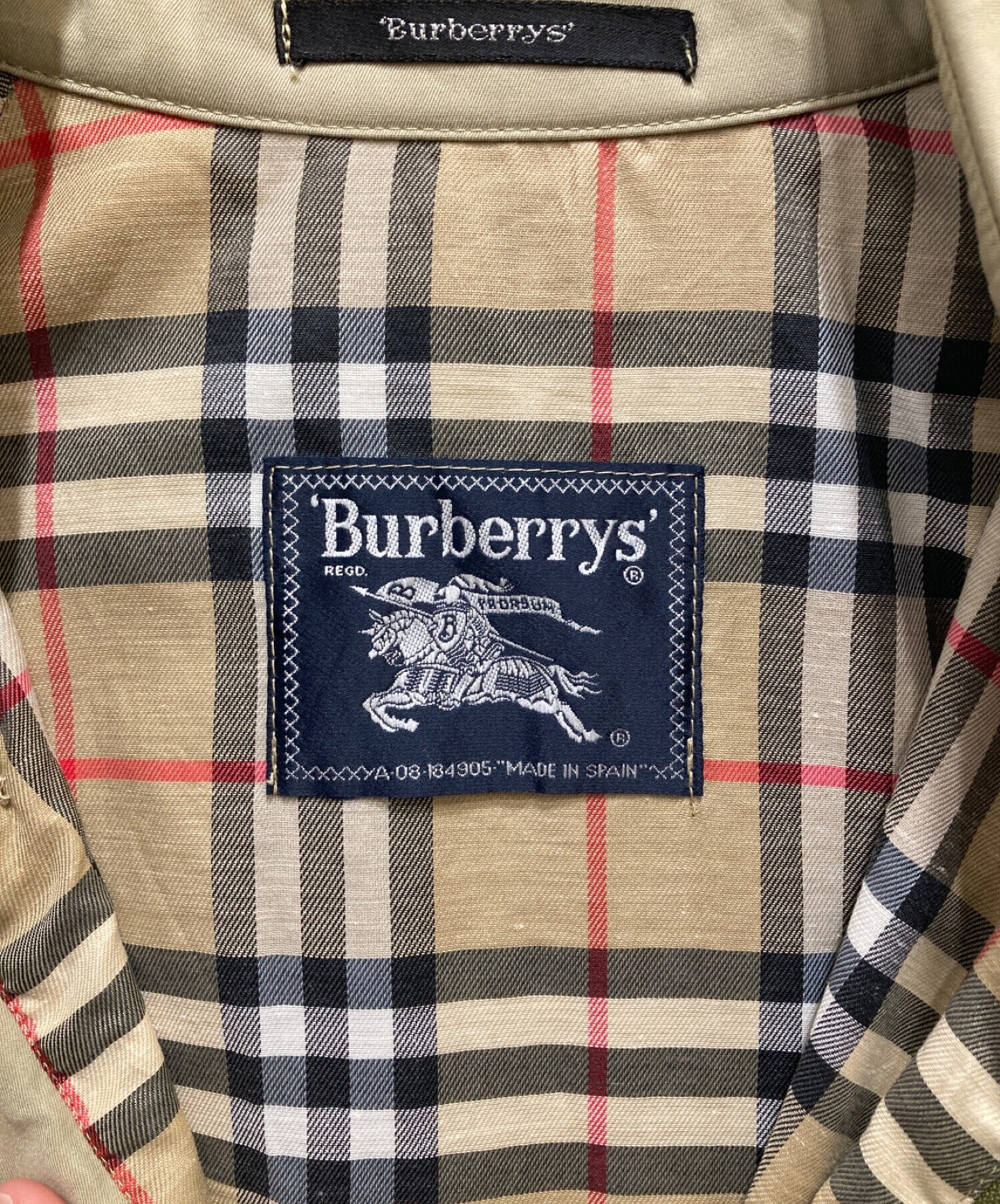 Burberry's (バーバリーズ) トレンチ調スイングトップ ベージュ サイズ:表記無し(実寸サイズをご参照下さい)