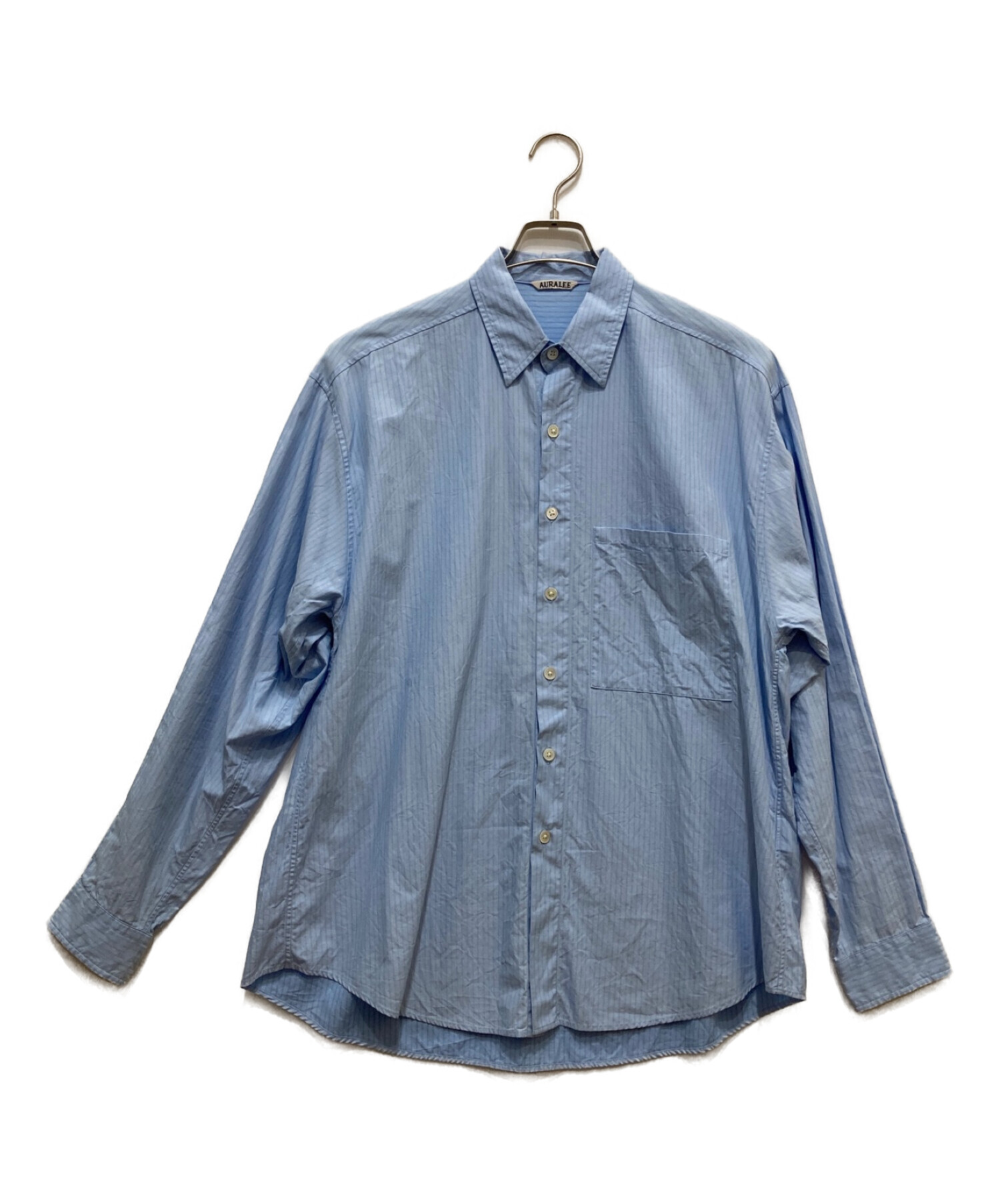 中古・古着通販】AURALEE (オーラリー) WASHED FINX TWILL BIG SHIRTS