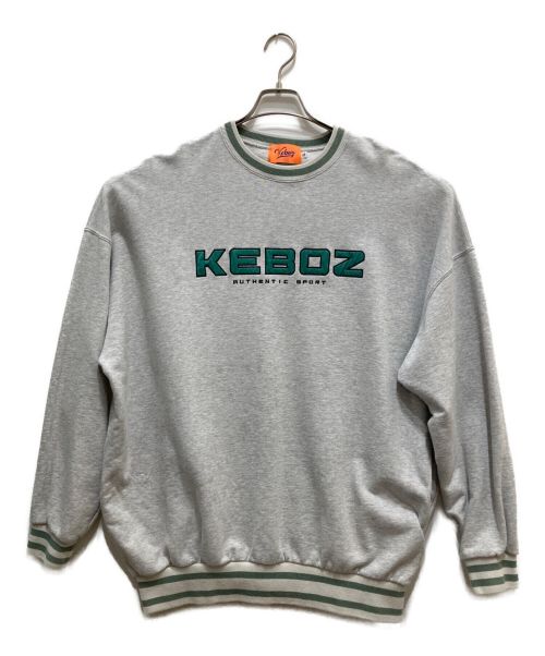 中古・古着通販】KEBOZ (ケボズ) ロゴスウェット グレー サイズ:XL