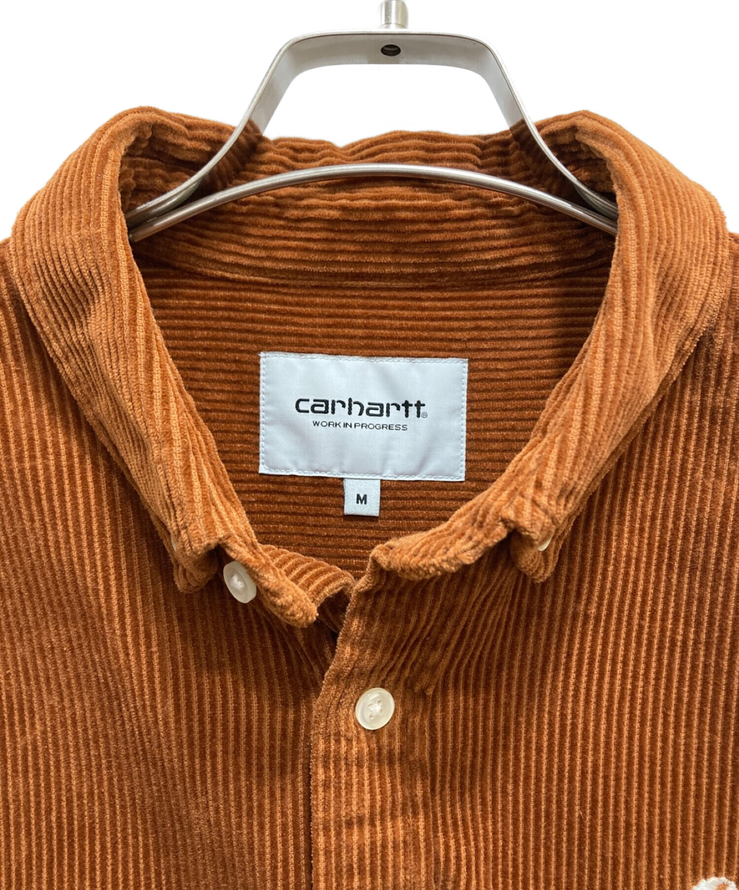 中古・古着通販】CarHartt (カーハート) コーデュロイシャツ ブラウン