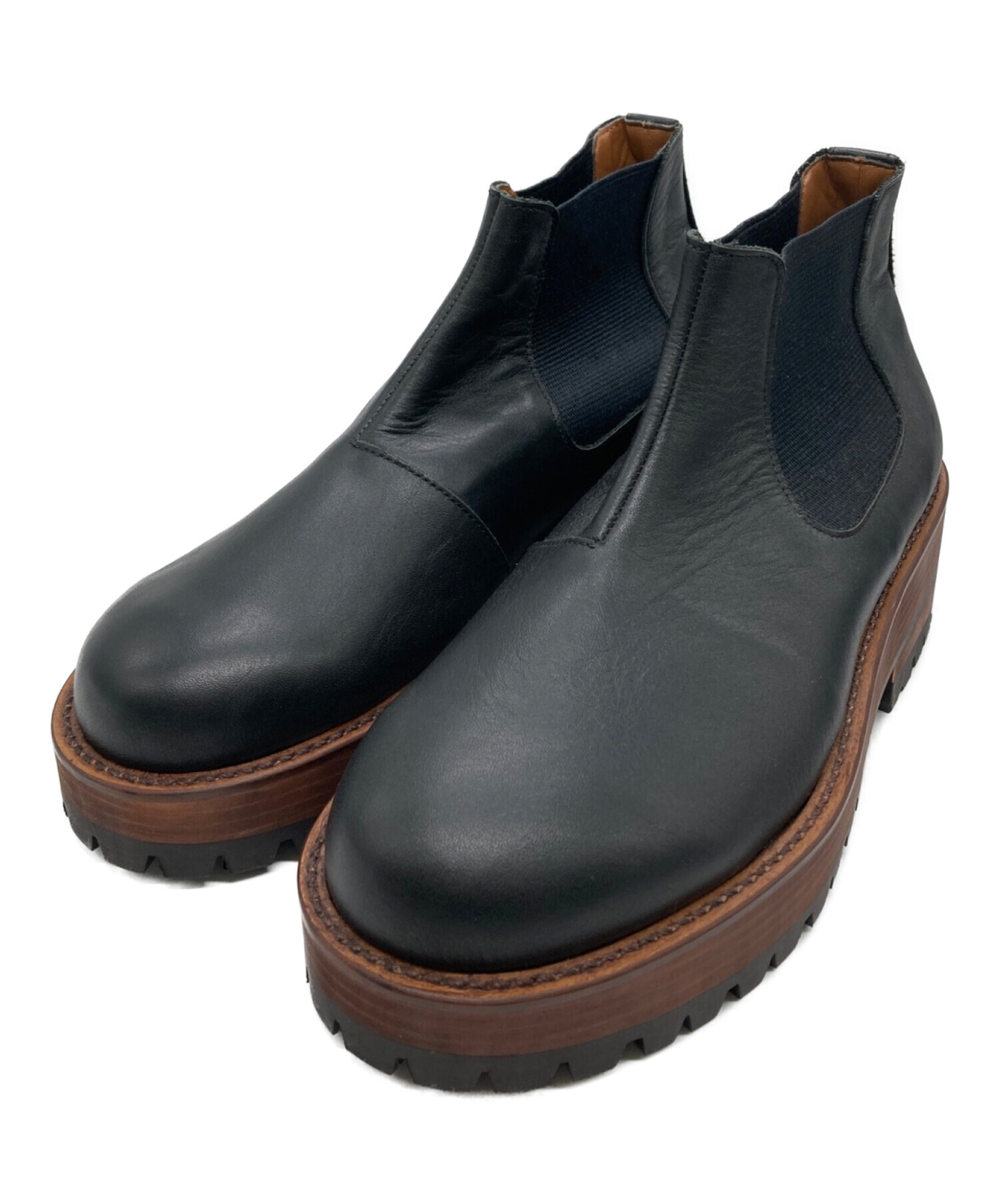 glamb / プラットフォームサイドゴアブーツ - 靴