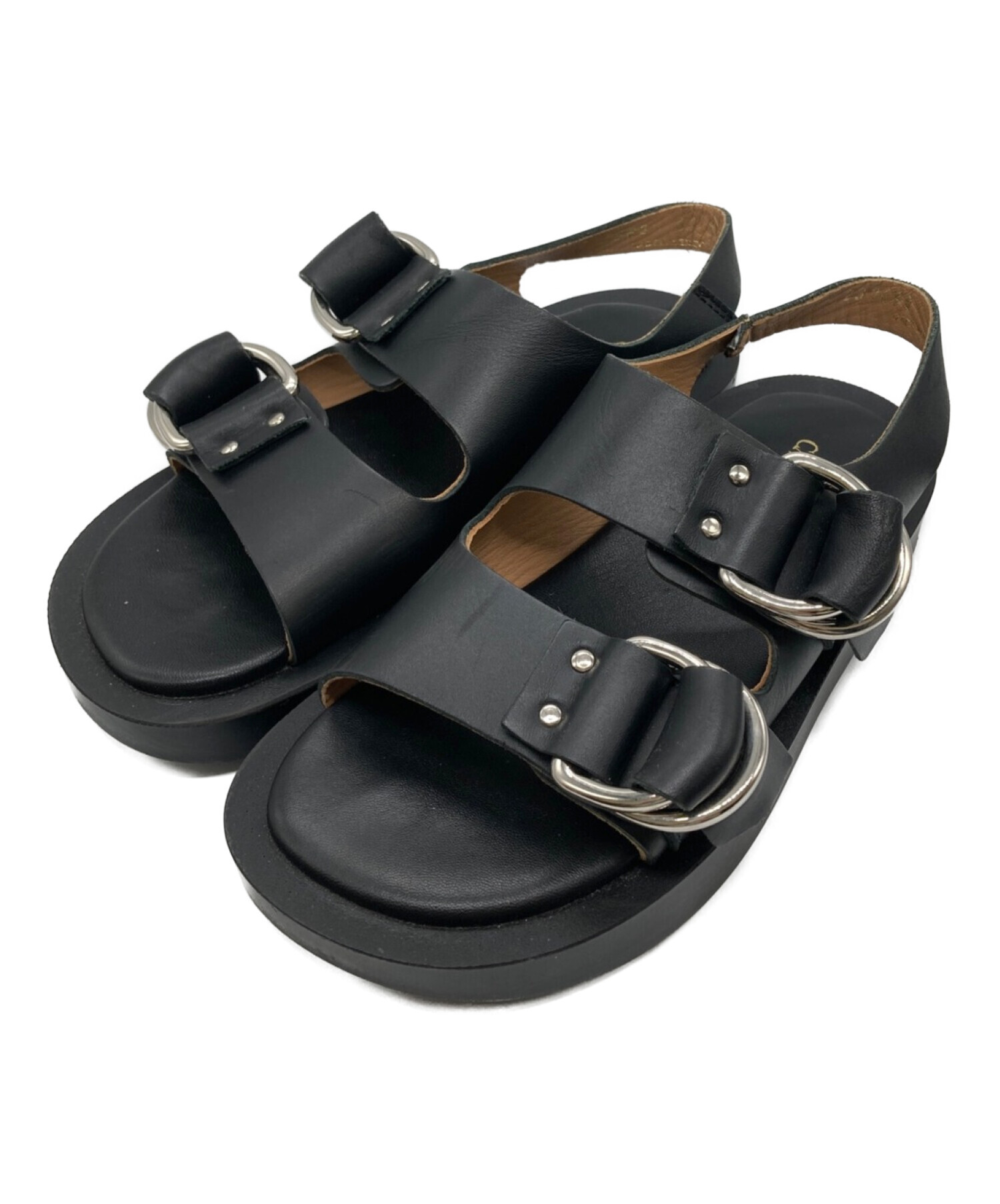 売る CAMINANDO（カミナンド）FISHERMAN SANDALS ブラック | vixan.no