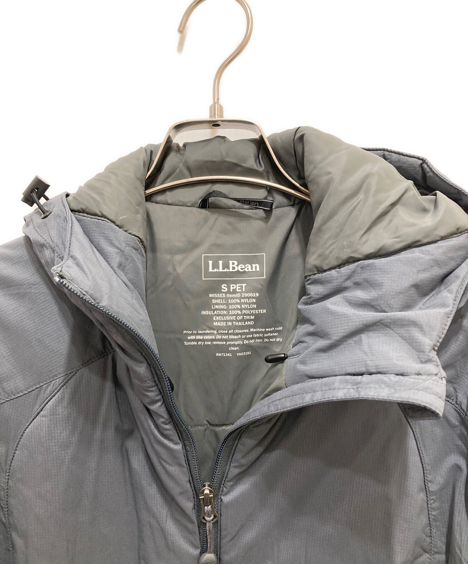 中古・古着通販】L.L.Bean (エルエルビーン) 中綿ジャケット グレー