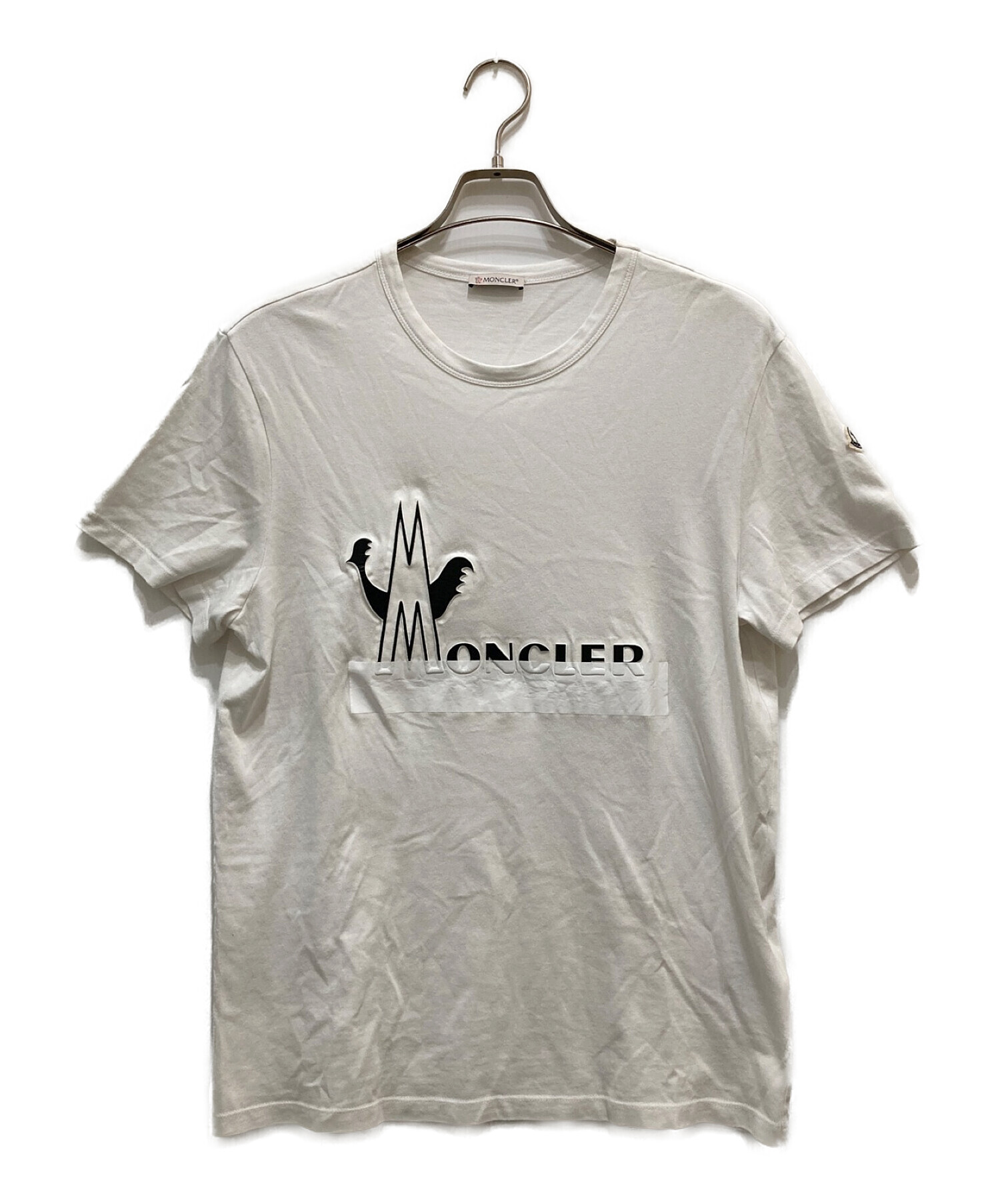 MONCLER (モンクレール) ロゴTシャツ ホワイト サイズ:M