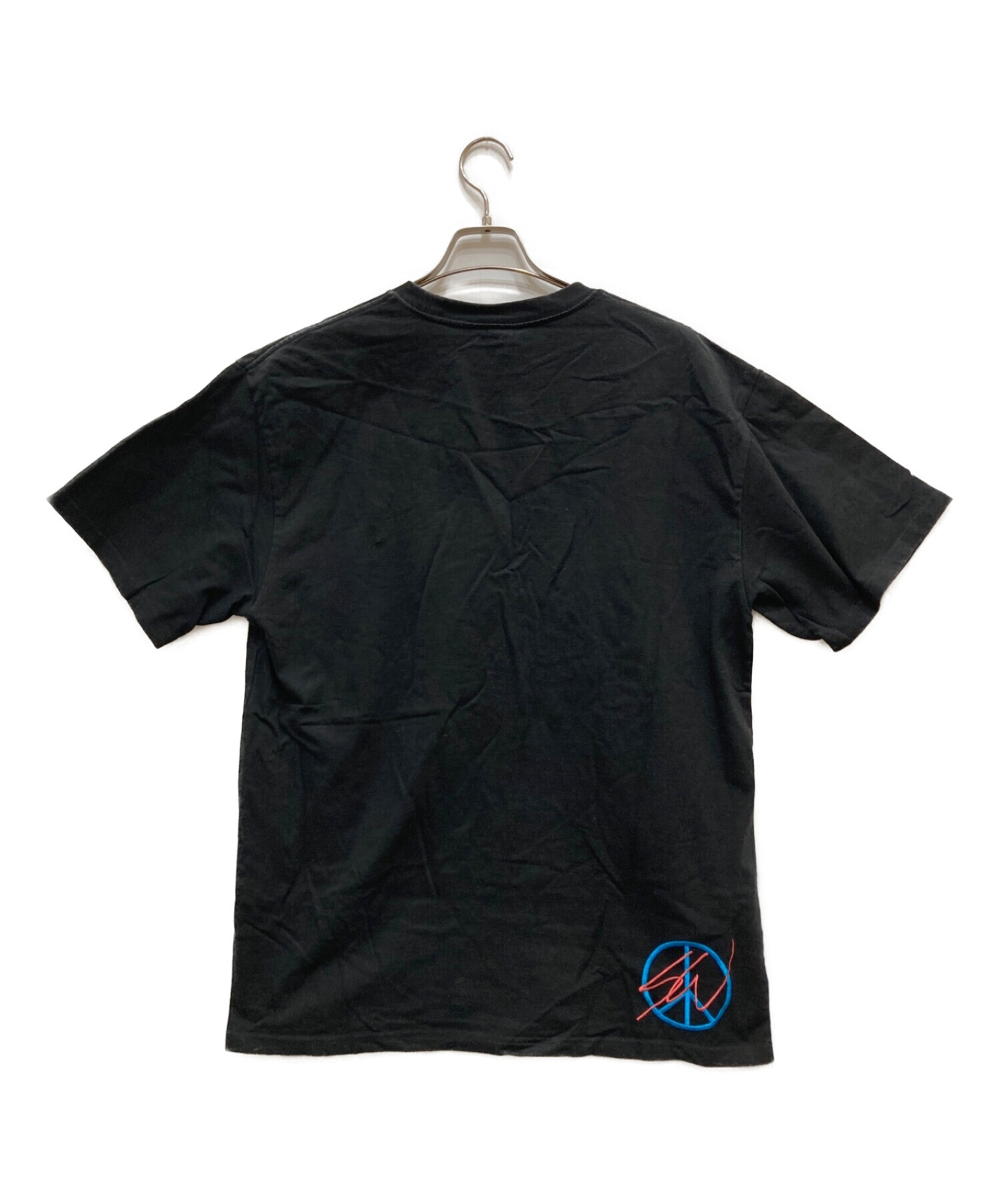 ATMOS (アトモス) SeanWotherspoon (ショーン ウェザースプーン) EMBROIDERY TEE  BLACK/エンブロイダリーティー　ブラック ブラック サイズ:LL