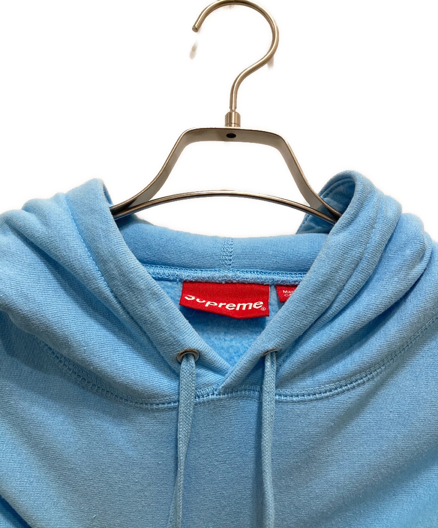 SUPREME (シュプリーム) Small Box Logo Hooded Sweatshirt ブルー サイズ:S