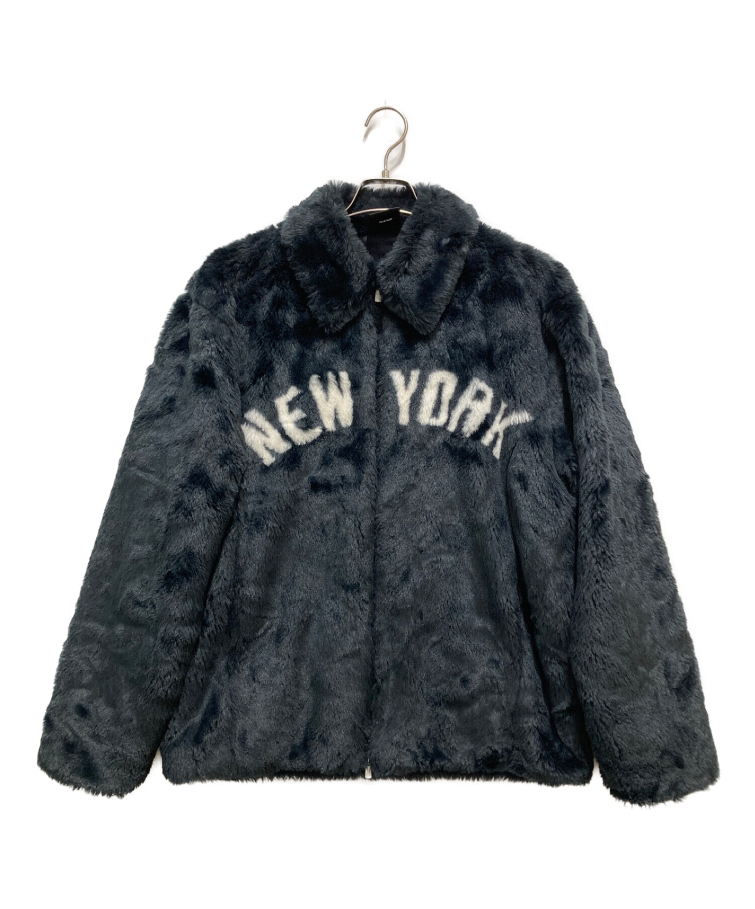 kith New York Yankees faux fur jacket M着丈71cm