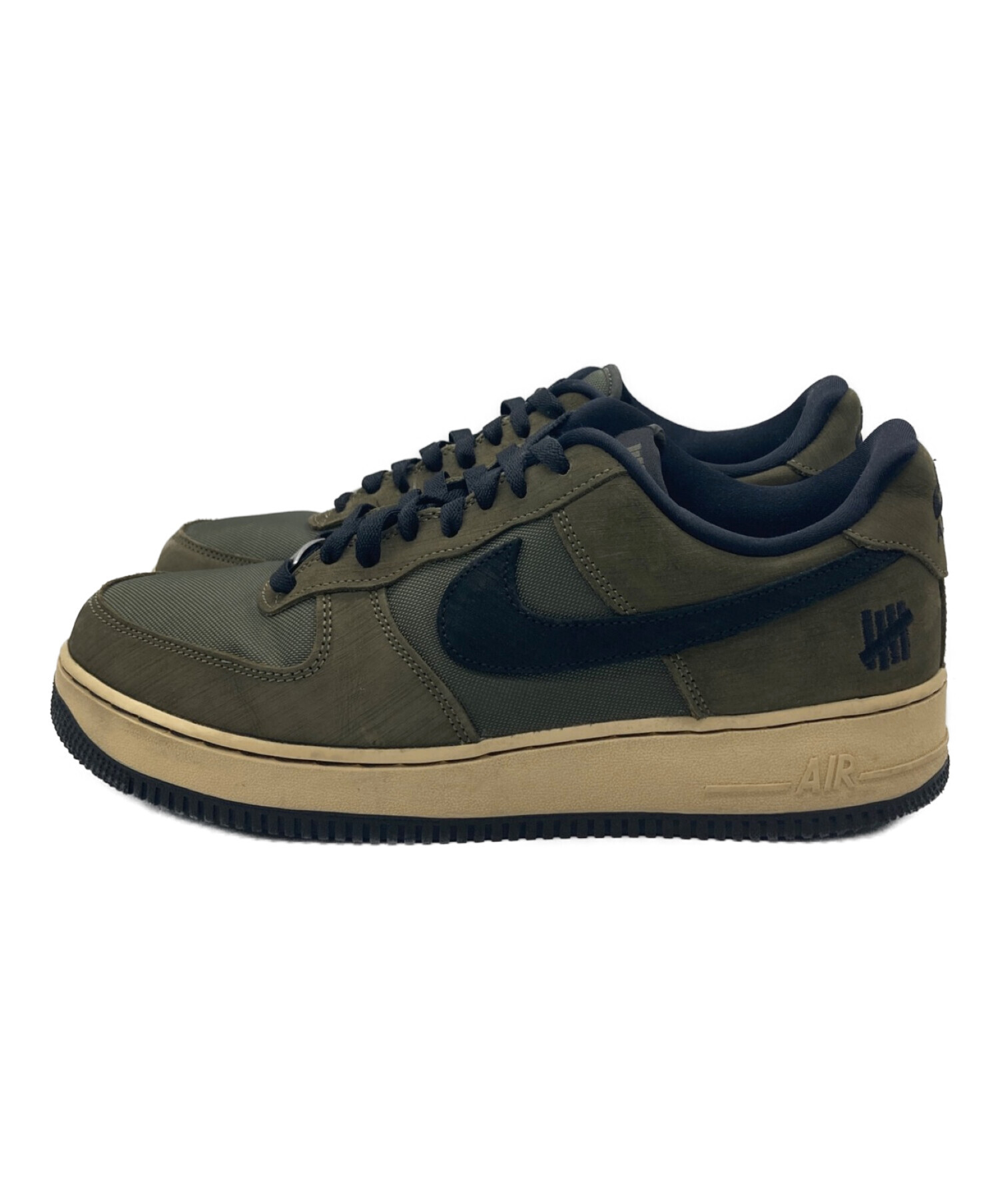 NIKE (ナイキ) UNDEFEATED (アンディーフィーテッド) AIR FORCE 1 LOW SP オリーブ サイズ:28cm