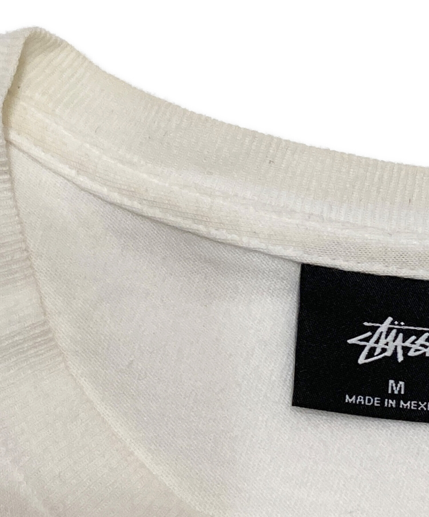 stussy (ステューシー) DOVER STREET MARKET (ドーバー ストリート マーケット) エイトボールプリントTシャツ ホワイト  サイズ:M