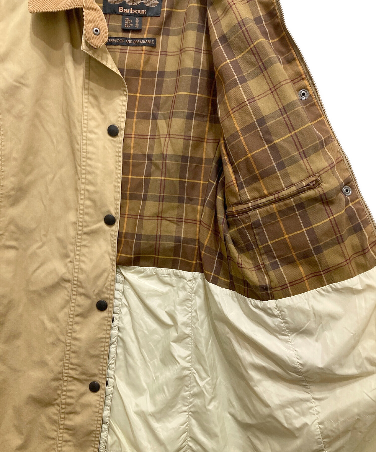 中古・古着通販】Barbour (バブアー) L/W NEWMARKET JKT ベージュ