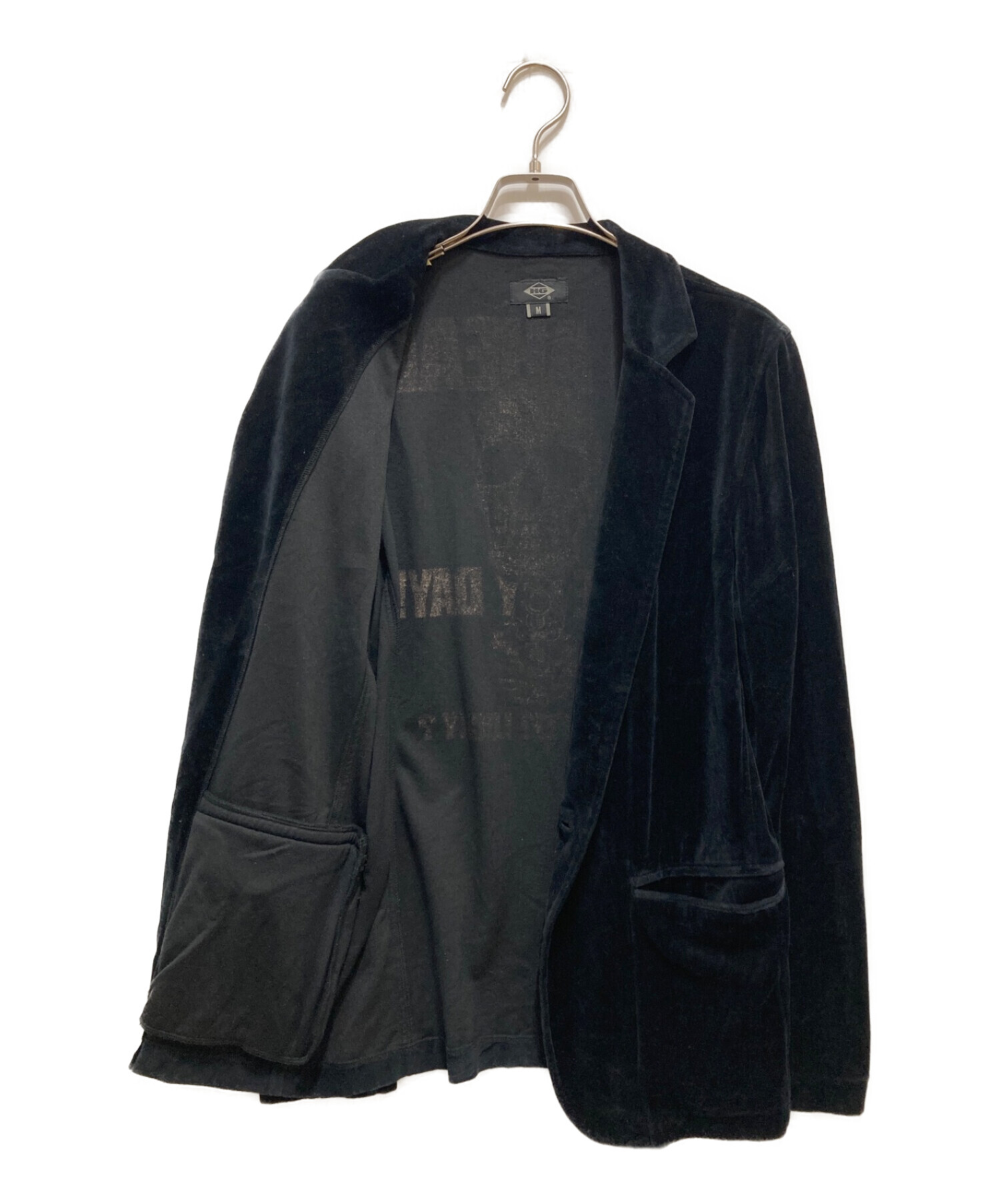 Hysteric Glamour (ヒステリックグラマー) スカルベロアジャケット ブラック サイズ:M