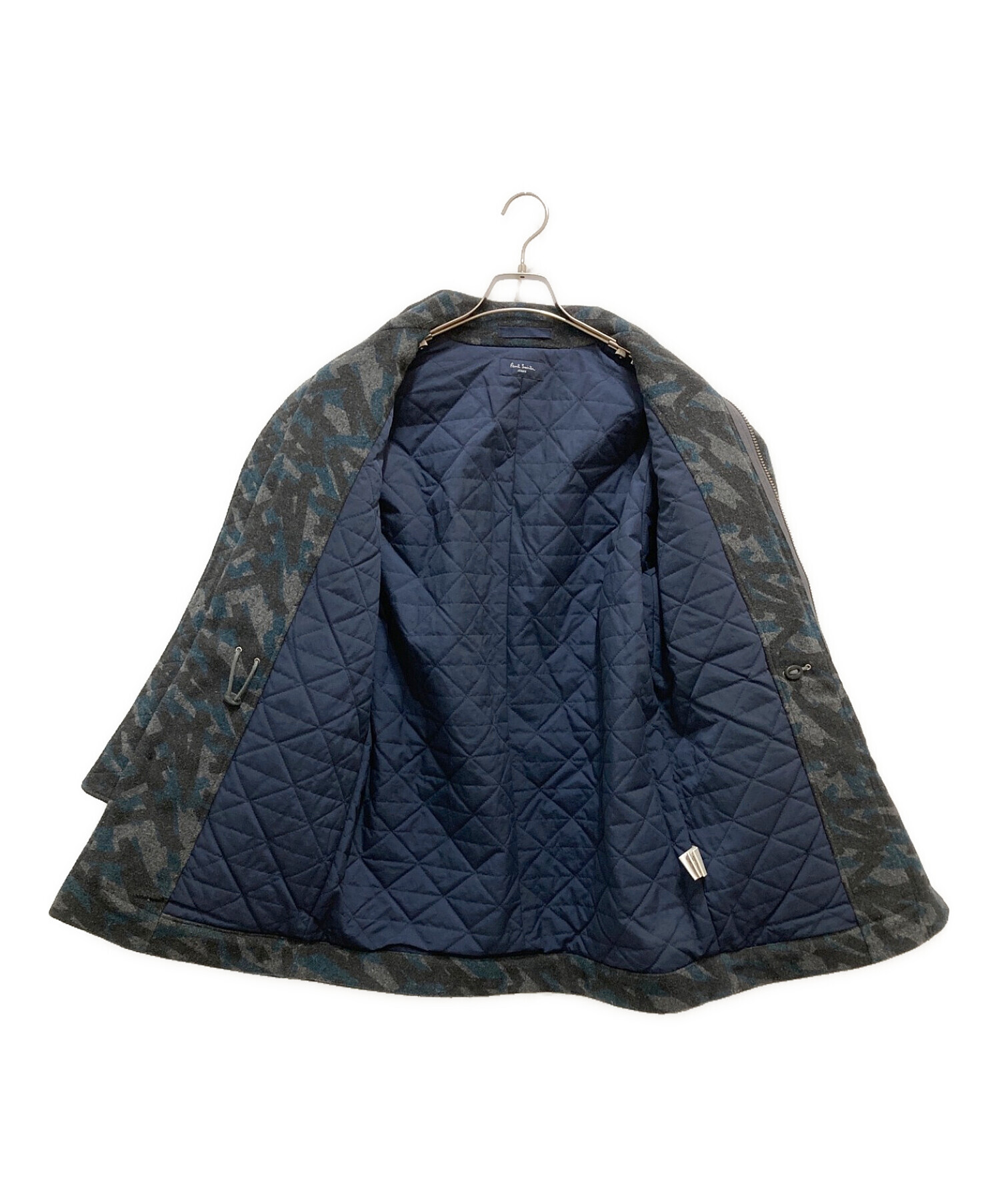 PAUL SMITH (ポールスミス) TAPE PRINT MILITARY COAT サイズ:M