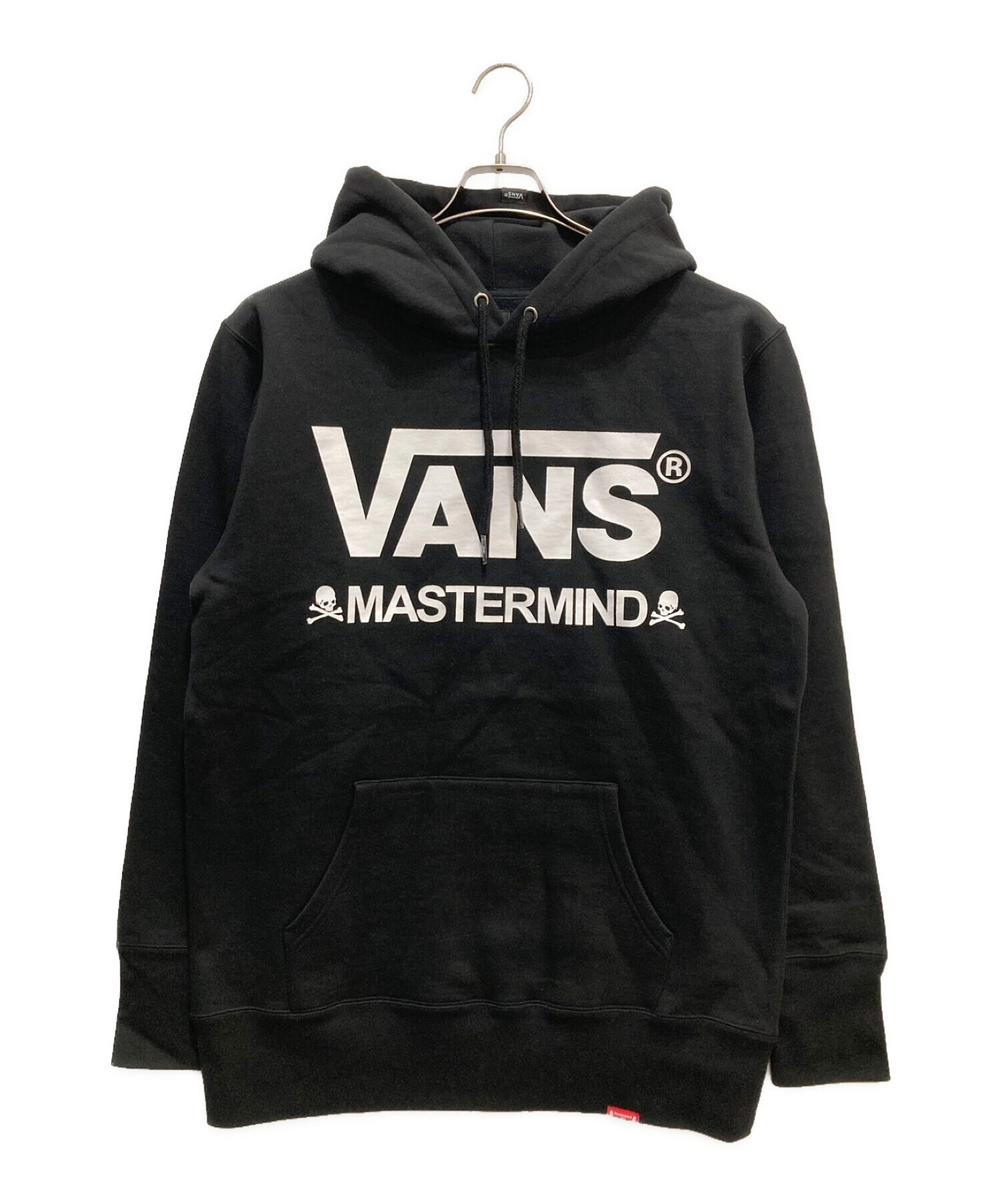 VANS (ヴァンズ) Mastermind JAPAN (マスターマインド ジャパン) プリントパーカー ブラック サイズ:L