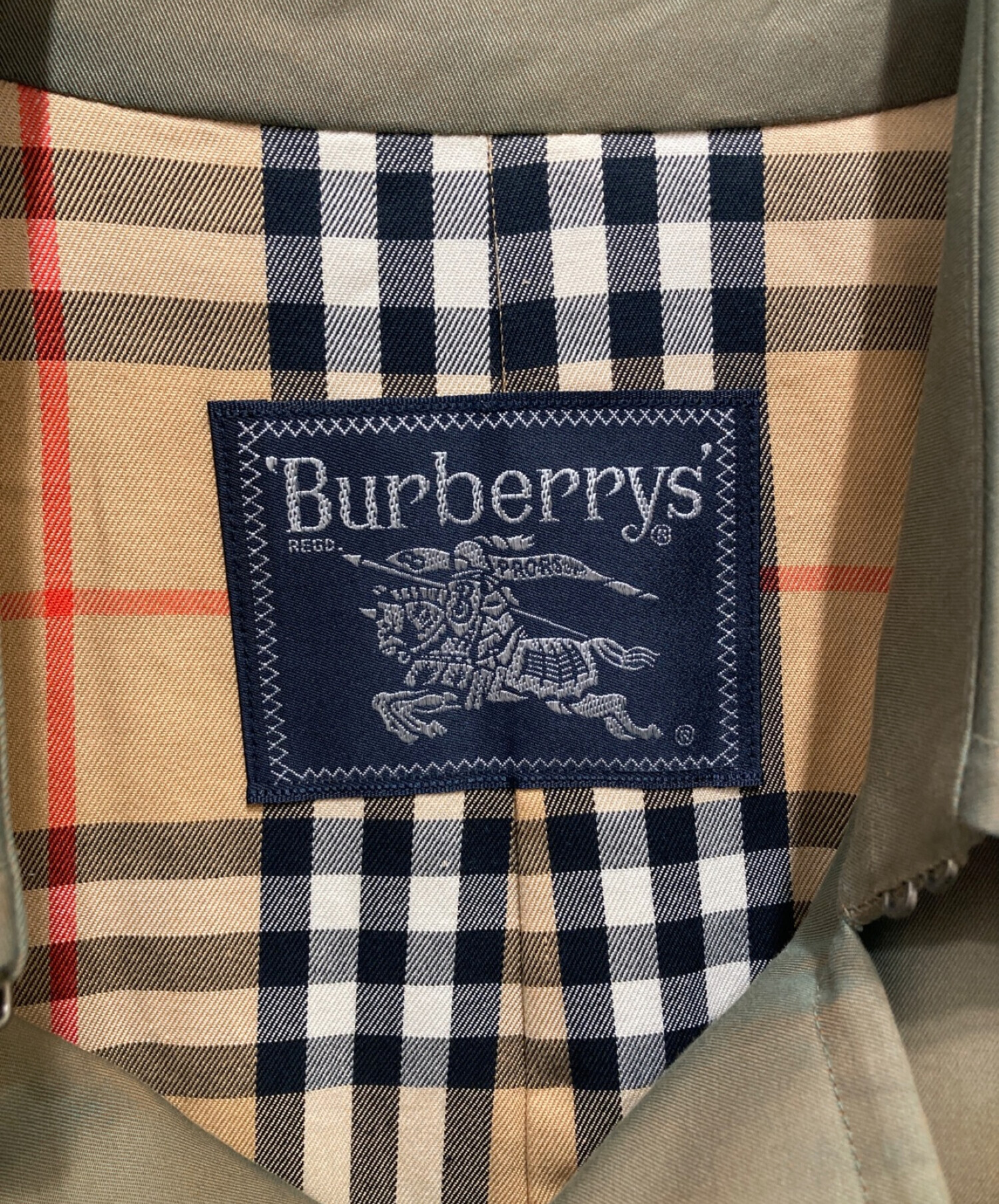 Burberry's (バーバリーズ) ヴィンテージトレンチコート タマムシ サイズ:90-165