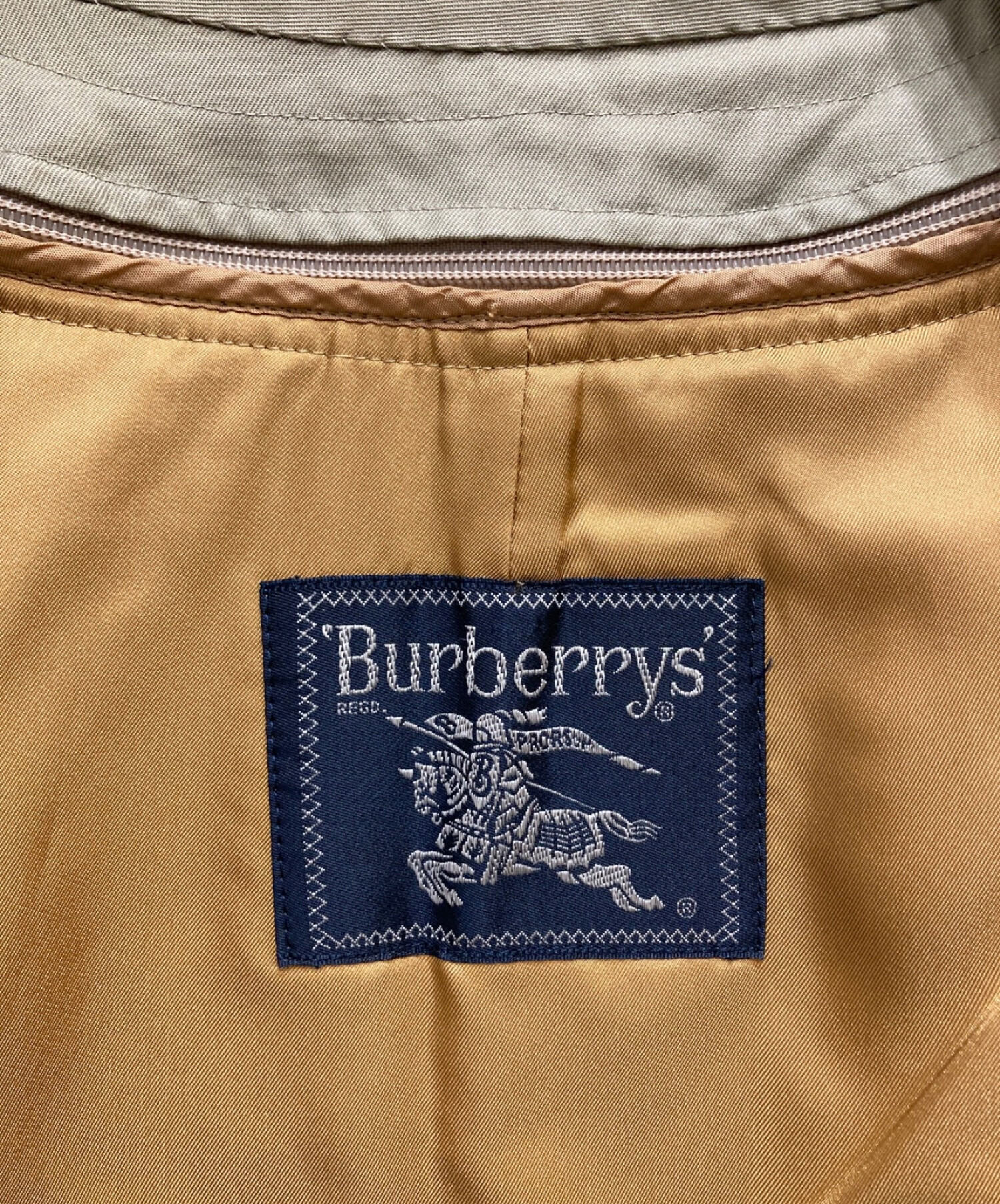 Burberry's (バーバリーズ) ノバチェックライナー付ステンカラーコート カーキ サイズ:表記無し(実寸サイズをご参照下さい)