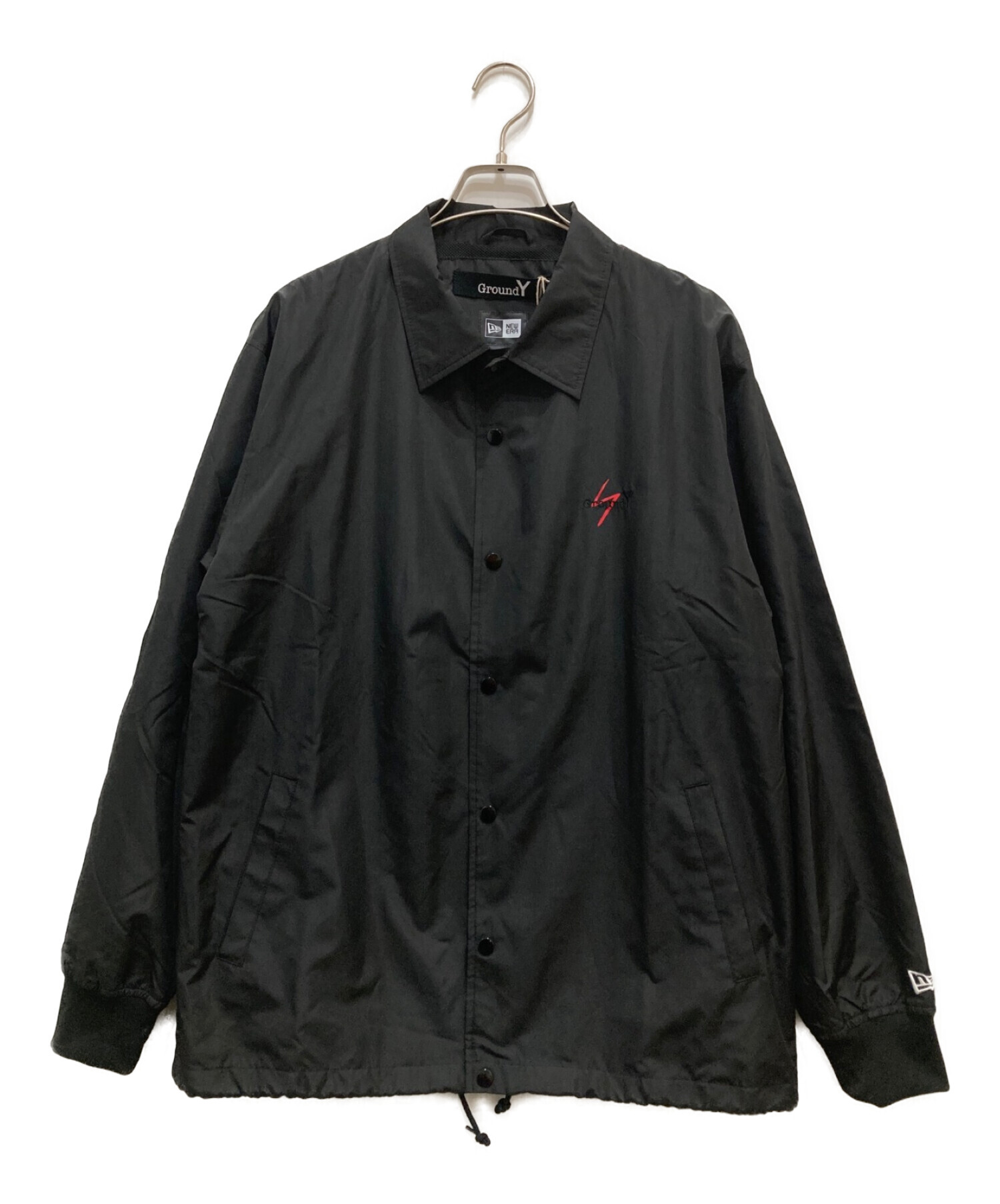 GROUND Y (グラウンドワイ) New Era (ニューエラ) Collection Coach Jacket ブラック サイズ:L