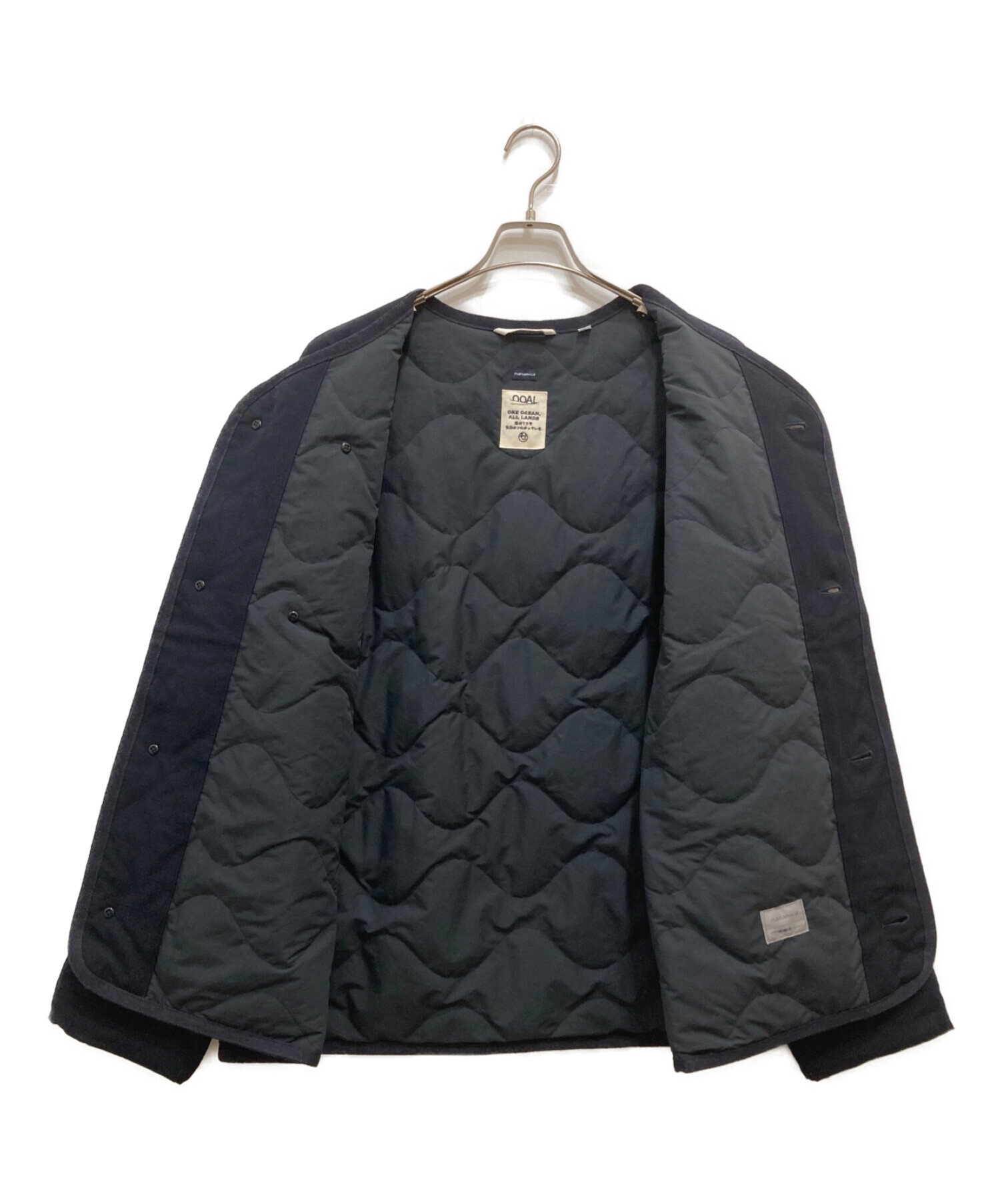 中古・古着通販】nanamica (ナナミカ) Wool Down Cardigan ネイビー サイズ:L｜ブランド・古着通販  トレファク公式【TREFAC FASHION】スマホサイト