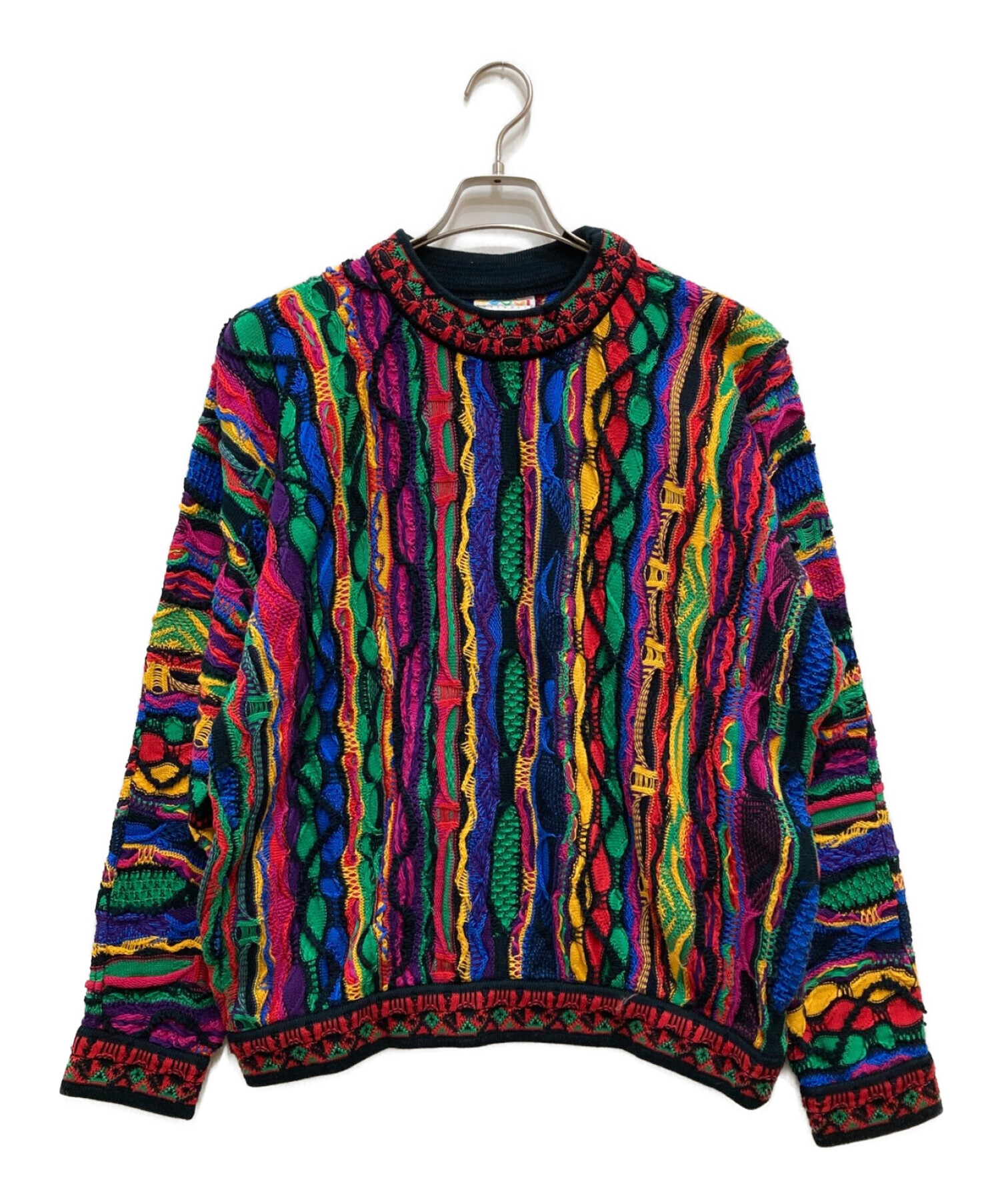 中古・古着通販】Coogi (クージー) 3Dニット マルチカラー サイズ:M