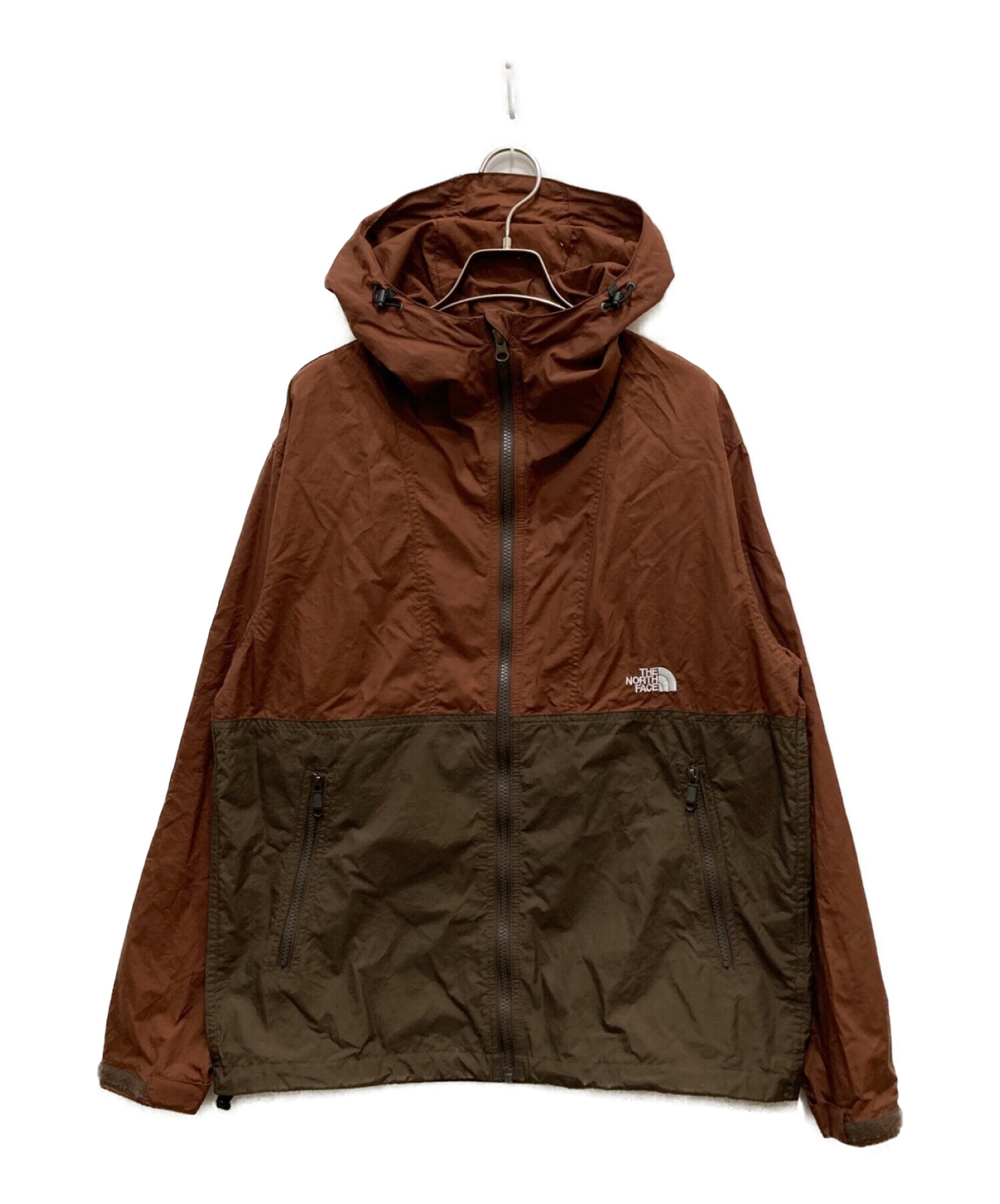 THE NORTH FACE (ザ ノース フェイス) コンパクトジャケット ブラウン サイズ:M