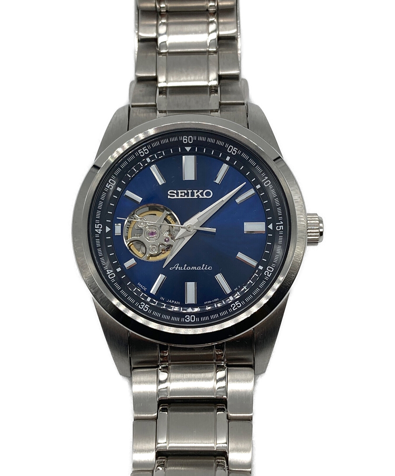 中古・古着通販】SEIKO (セイコー) 自動巻き（オートマティック）腕時計 ネイビー｜ブランド・古着通販 トレファク公式【TREFAC  FASHION】スマホサイト