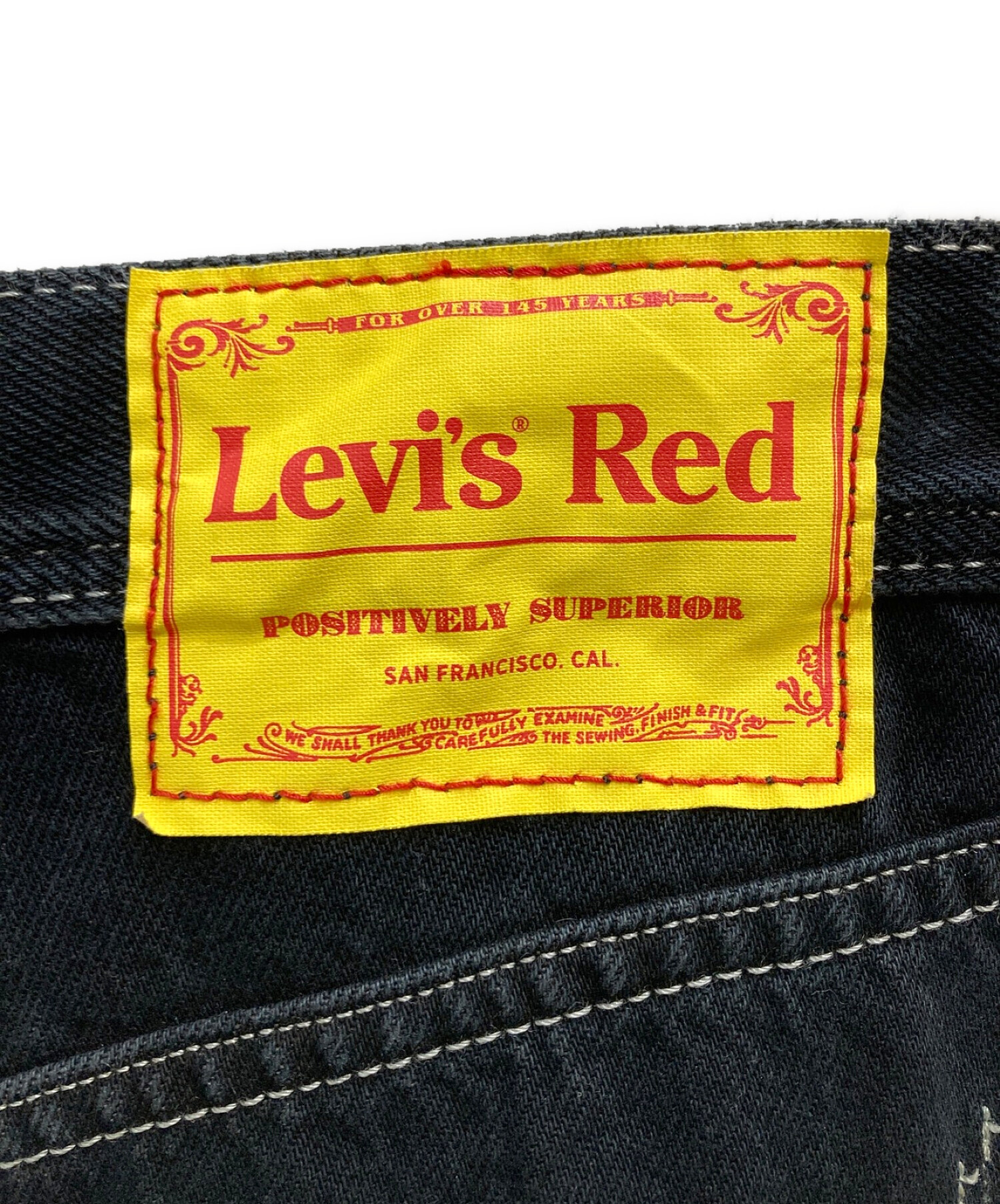 LEVI'S RED (リーバイス レッド) デニムパンツ ブラック サイズ:27