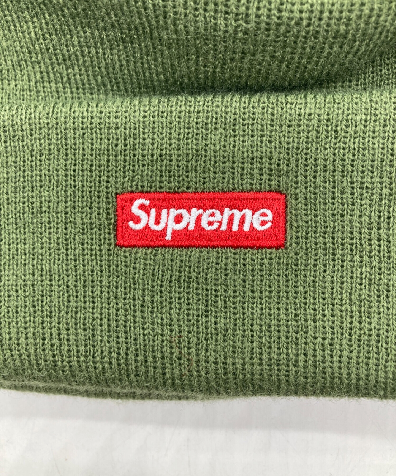 中古・古着通販】Supreme (シュプリーム) New Era (ニューエラ) S Logo Beanie グリーン｜ブランド・古着通販  トレファク公式【TREFAC FASHION】スマホサイト