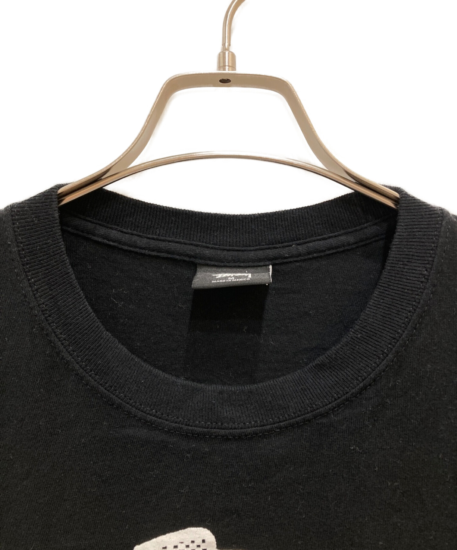 stussy (ステューシー) シャドーマンプリントTシャツ ブラック サイズ:M