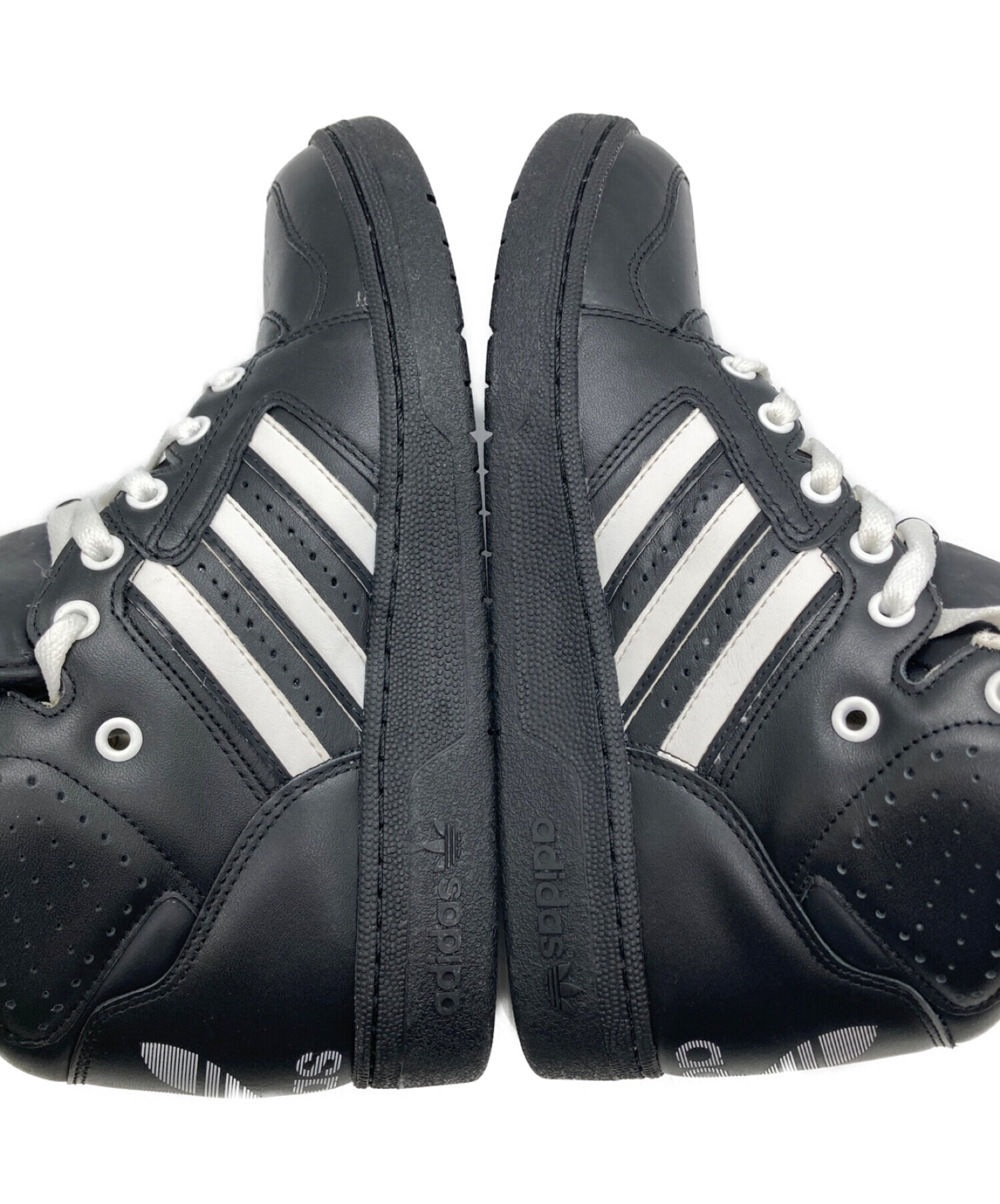 adidas (アディダス) JEREMY SCOTT (ジェレミースコット) INSTINCT HI ブラック×ホワイト サイズ:25.5cm