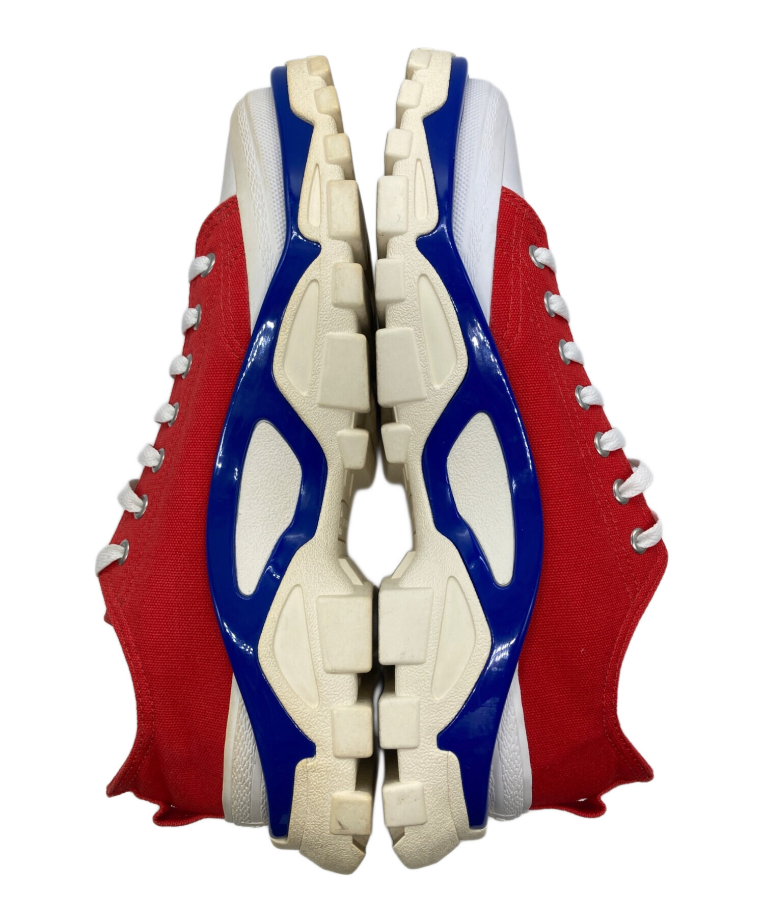 adidas (アディダス) RAF SIMONS (ラフシモンズ) DETROIT RUNNER/デトロイトランナー ホワイト×レッド  サイズ:26.5cm