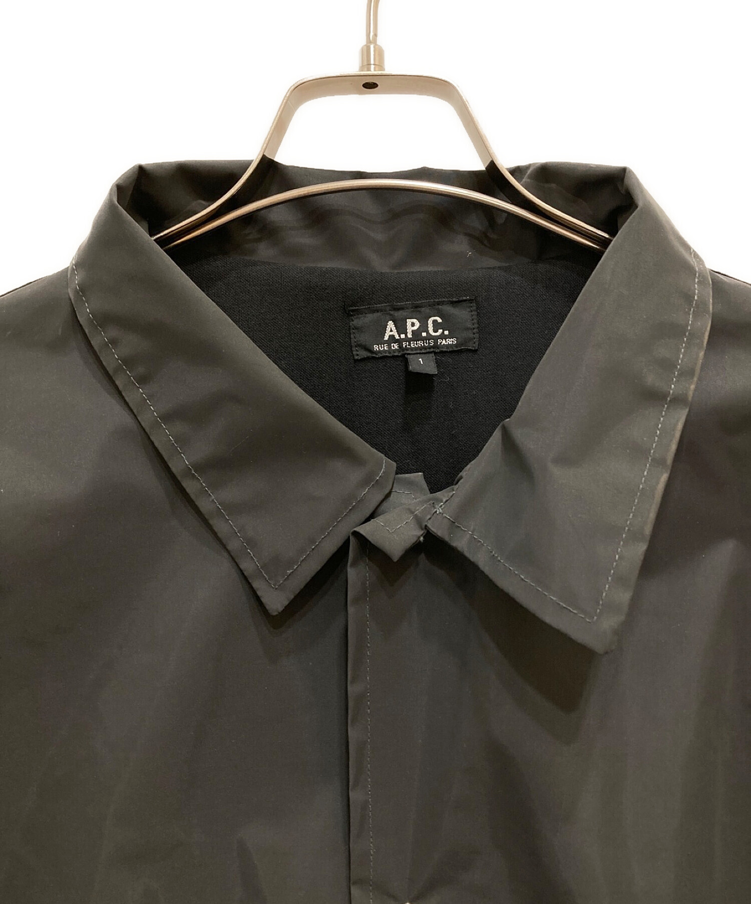 A.P.C. (アーペーセー) アーカイブコーチジャケット ブラック サイズ:S