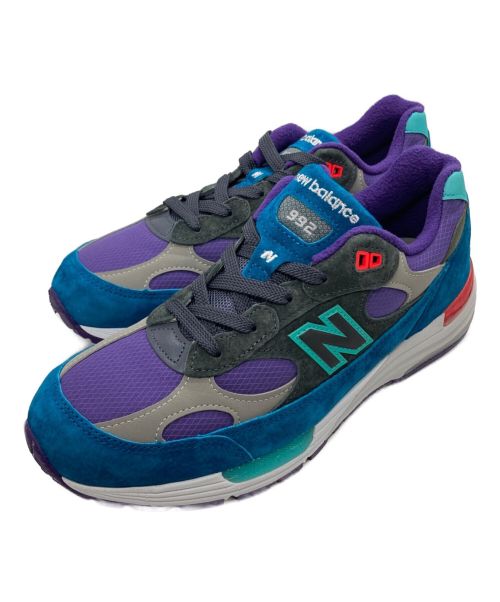 【中古・古着通販】NEW BALANCE (ニューバランス) ローカットスニーカー 992 パープル×ブルー サイズ:28ｃｍ｜ブランド・古着通販  トレファク公式【TREFAC FASHION】スマホサイト