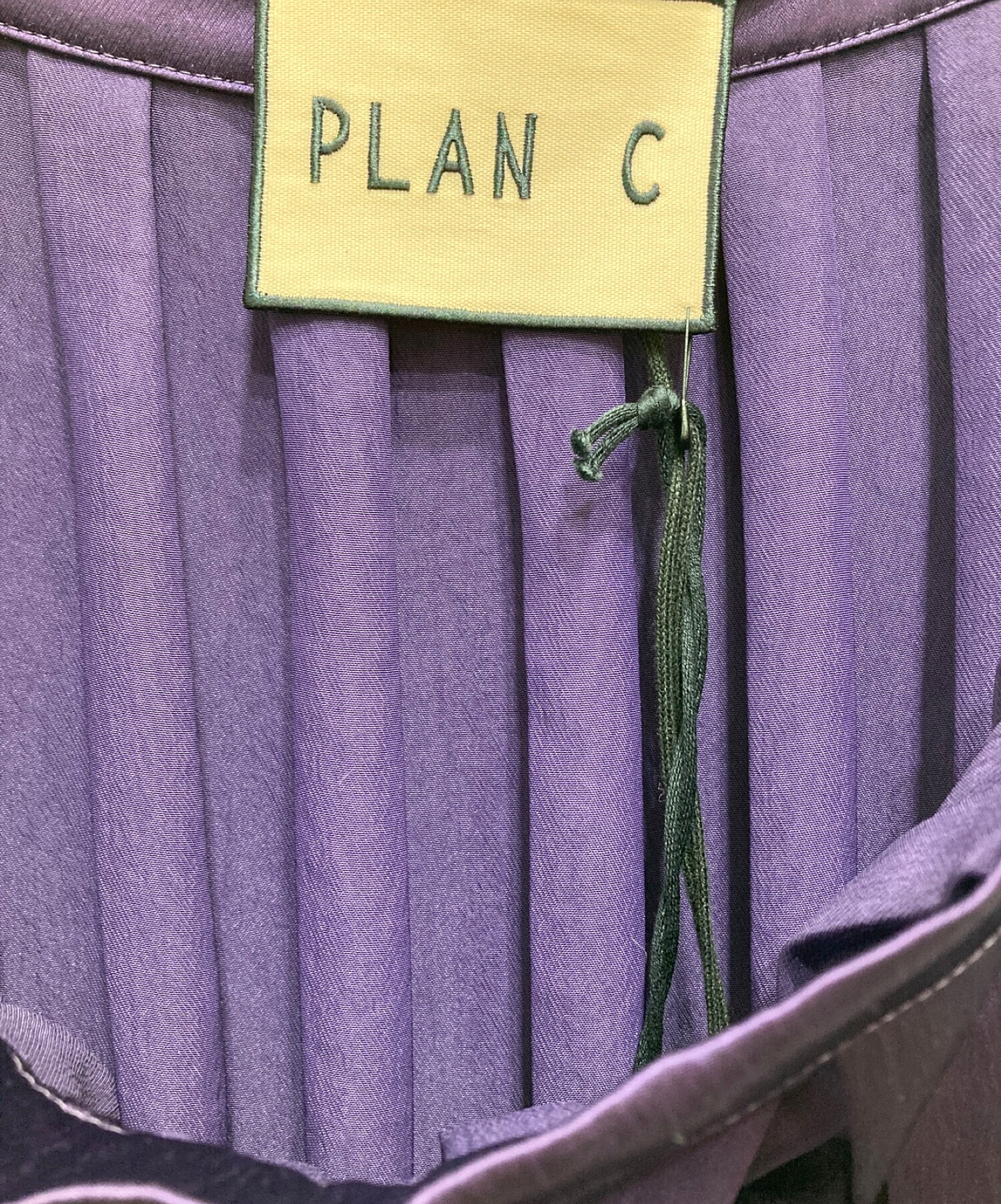 PLAN C (プランシー) プリーツスカート パープル サイズ:38