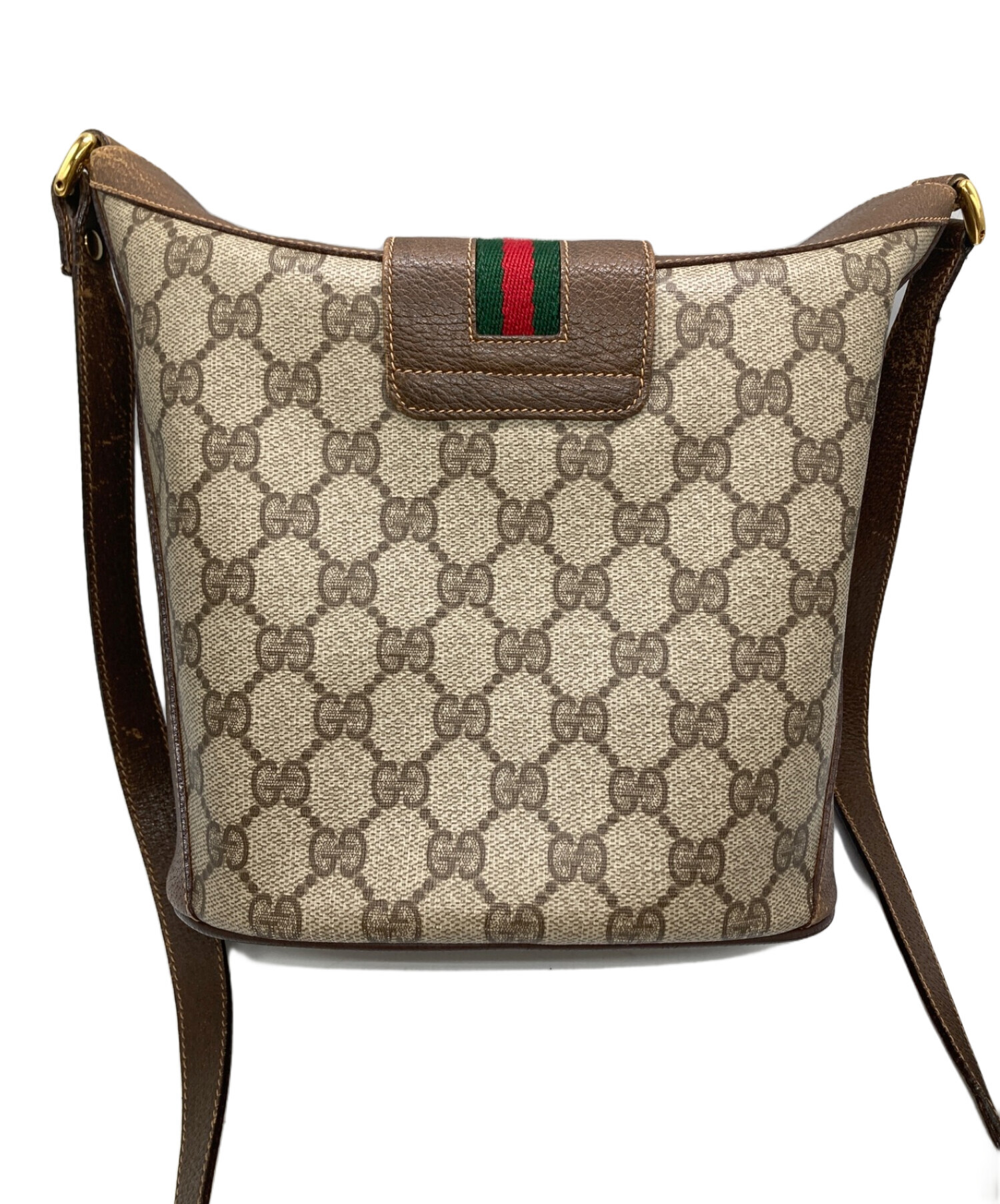 中古・古着通販】GUCCI (グッチ) ショルダーバッグ ブラウン｜ブランド 