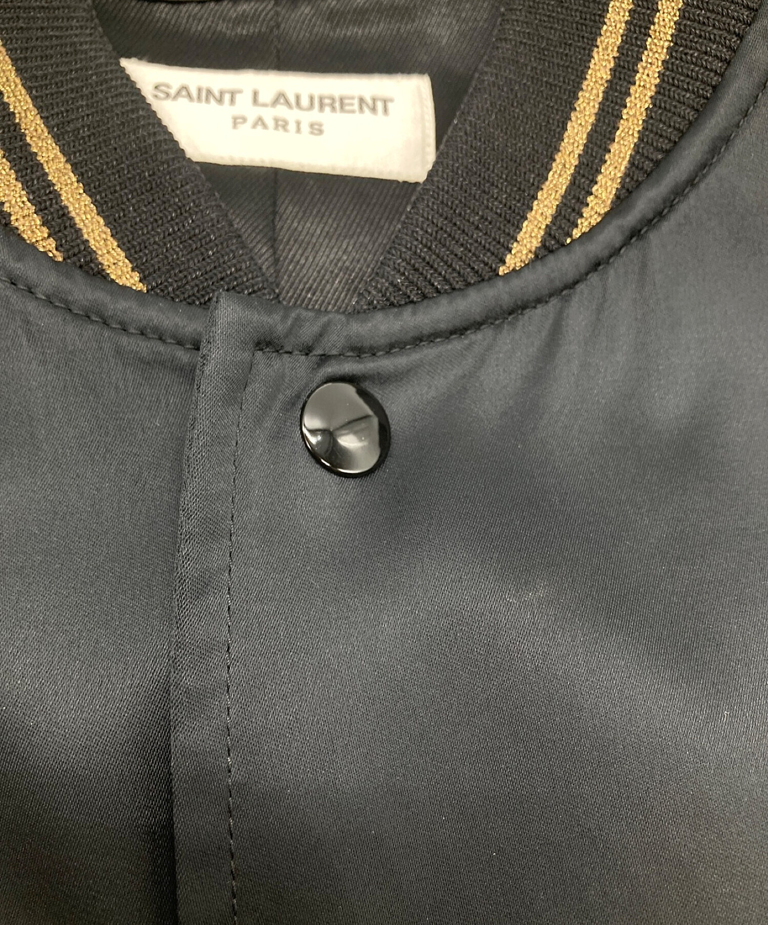 中古・古着通販】Saint Laurent Paris (サンローランパリ) パラディウムテディブルゾン ブラック サイズ:48｜ブランド・古着通販  トレファク公式【TREFAC FASHION】スマホサイト