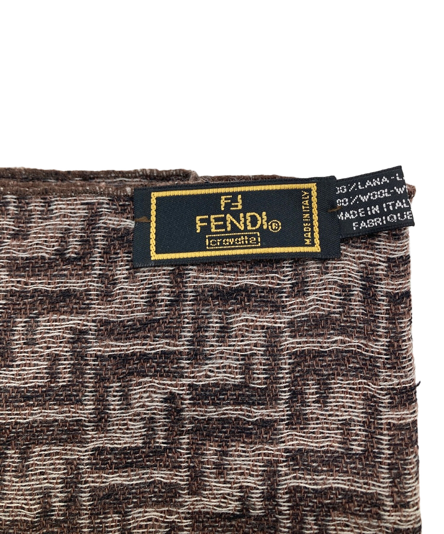 FENDI (フェンディ) ズッカ柄マフラー