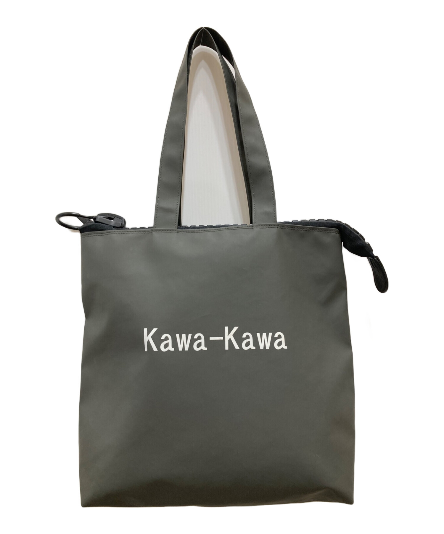 kawa-kawa (カワカワ) 25bisロゴ入りトート グレー