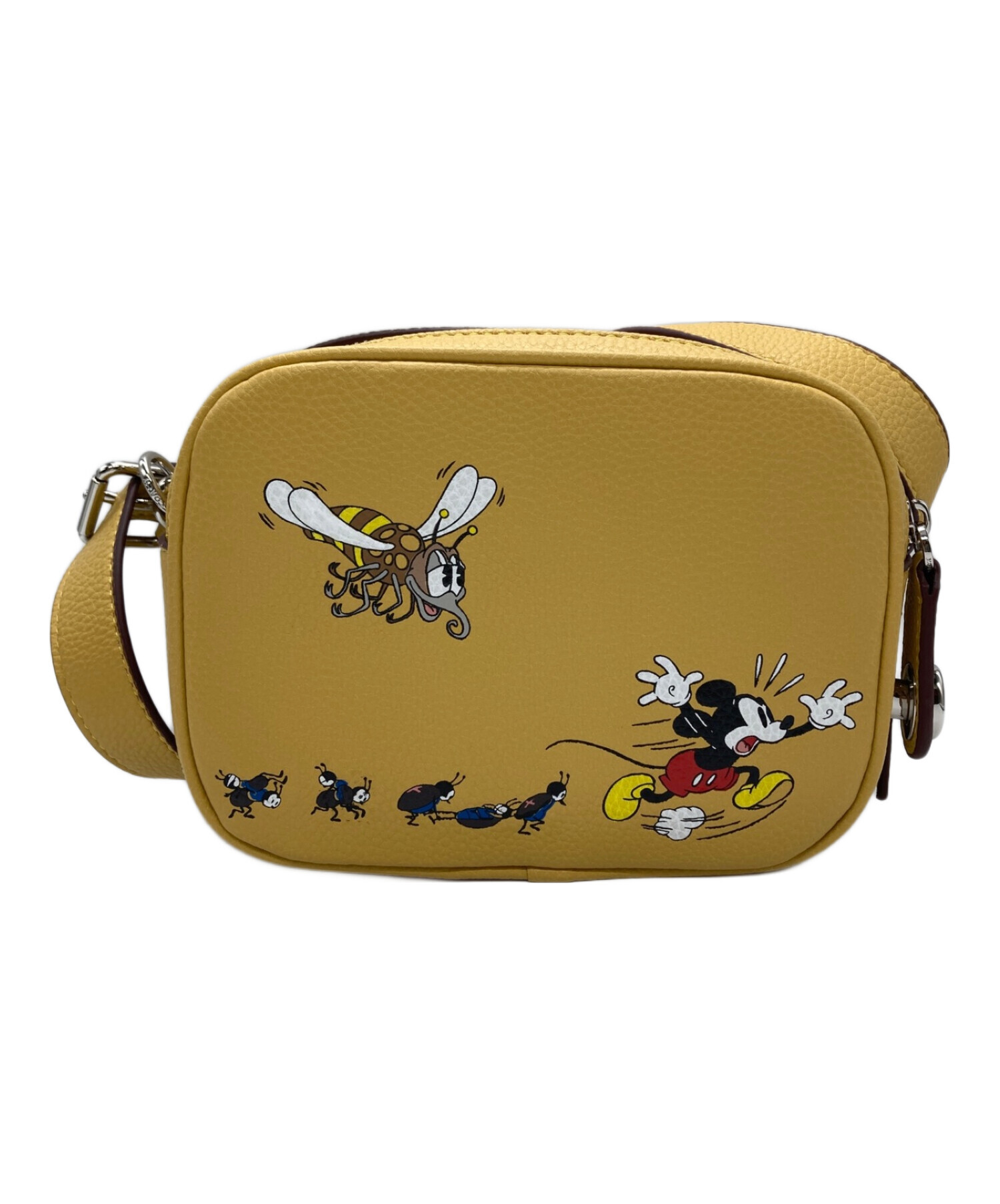 COACH (コーチ) Disney (ディズニー) ミニショルダーバッグ マスタード