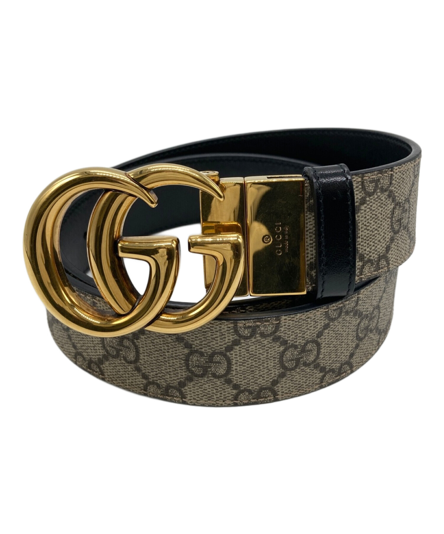 GUCCI (グッチ) GGマーモント リバーシブル ベルト サイズ:80/32