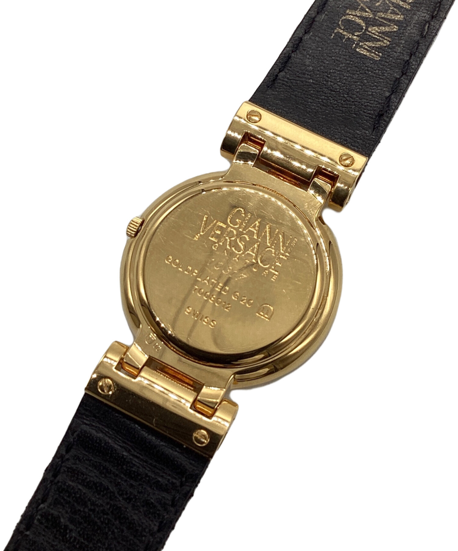 中古・古着通販】GIANNI VERSACE (ジャンニヴェルサーチ) メデューサコインウォッチ ブラック｜ブランド・古着通販  トレファク公式【TREFAC FASHION】スマホサイト