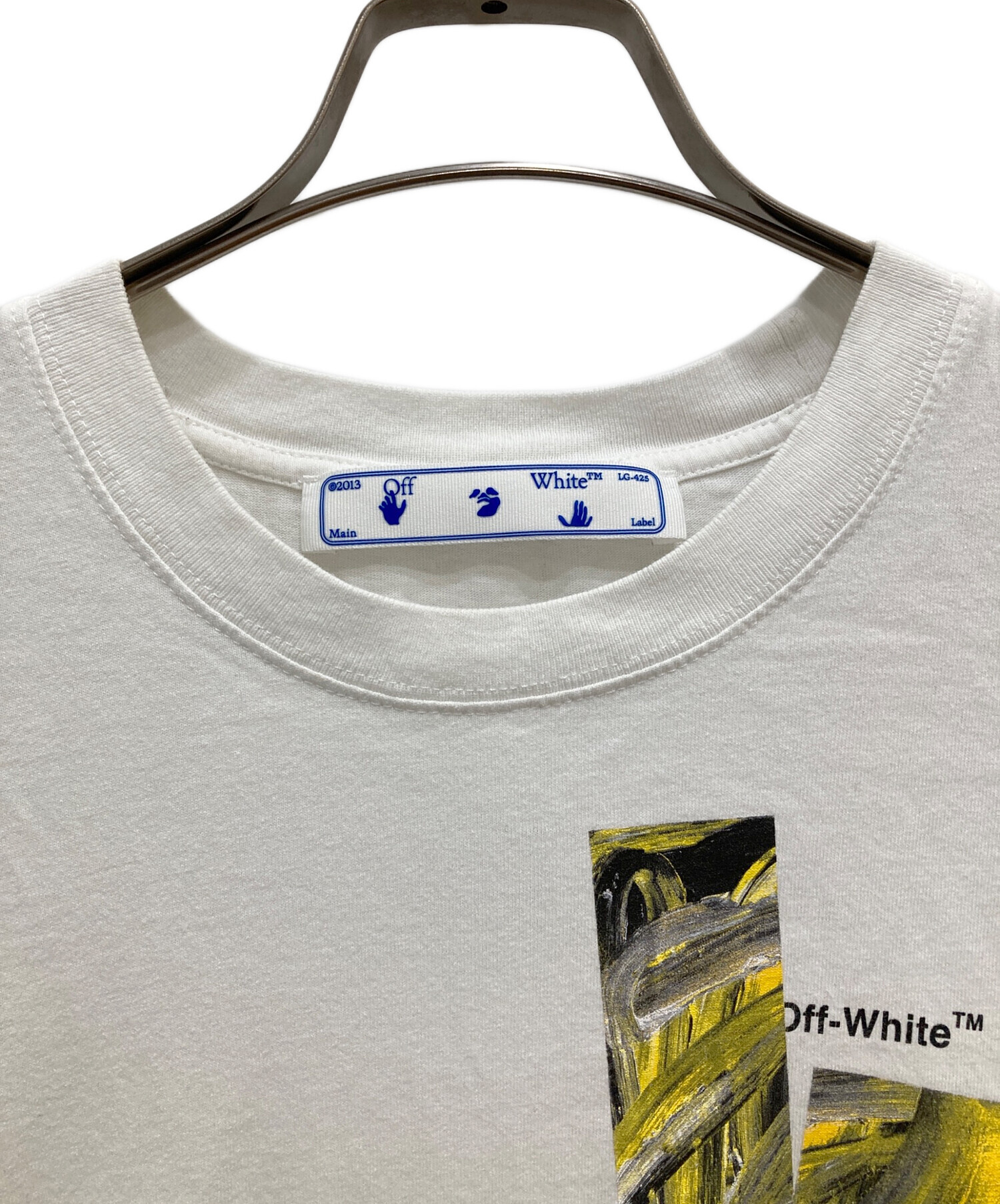 中古・古着通販】OFFWHITE (オフホワイト) プリントTシャツ ホワイト サイズ:S｜ブランド・古着通販 トレファク公式【TREFAC  FASHION】スマホサイト