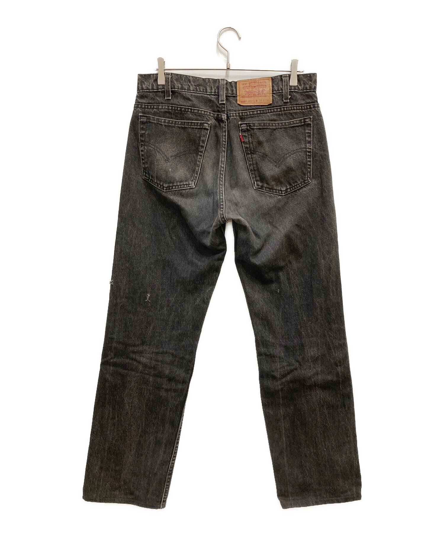 中古・古着通販】LEVI'S (リーバイス) 505ヴィンテージデニム 後染めサルファブラック サイズ: 86cm (W34)｜ブランド・古着通販  トレファク公式【TREFAC FASHION】スマホサイト