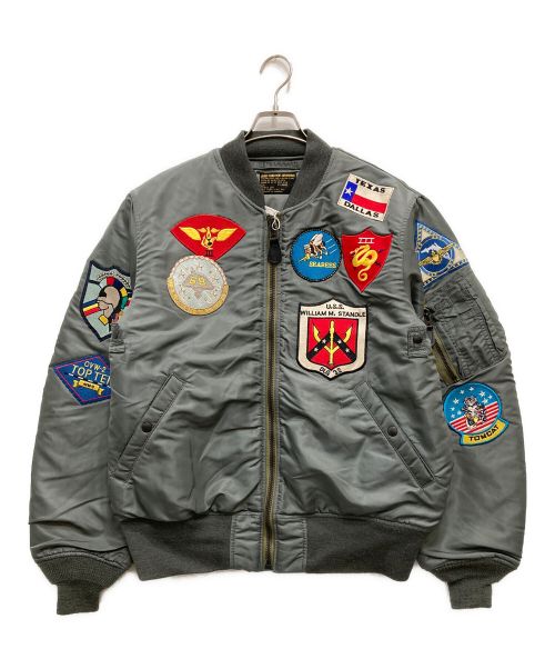 【中古・古着通販】AVIREX (アヴィレックス) MA-1 TOPGUN CUSTOM/トップガンカスタム SAGE サイズ:XL｜ブランド・古着通販  トレファク公式【TREFAC FASHION】スマホサイト